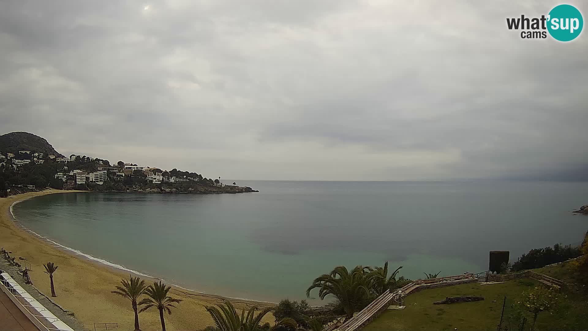Platja de l’Almadrava beach Live Webcam Roses – Costa Brava – Spain