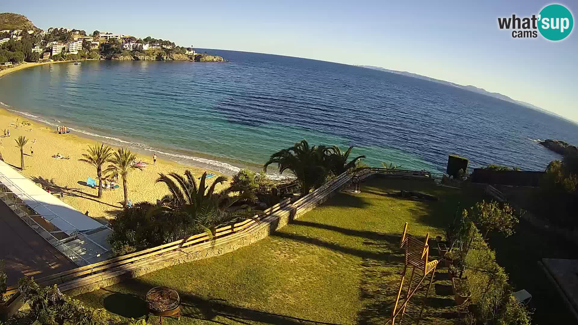 Platja de l’Almadrava beach Live Webcam Roses – Costa Brava – Spain
