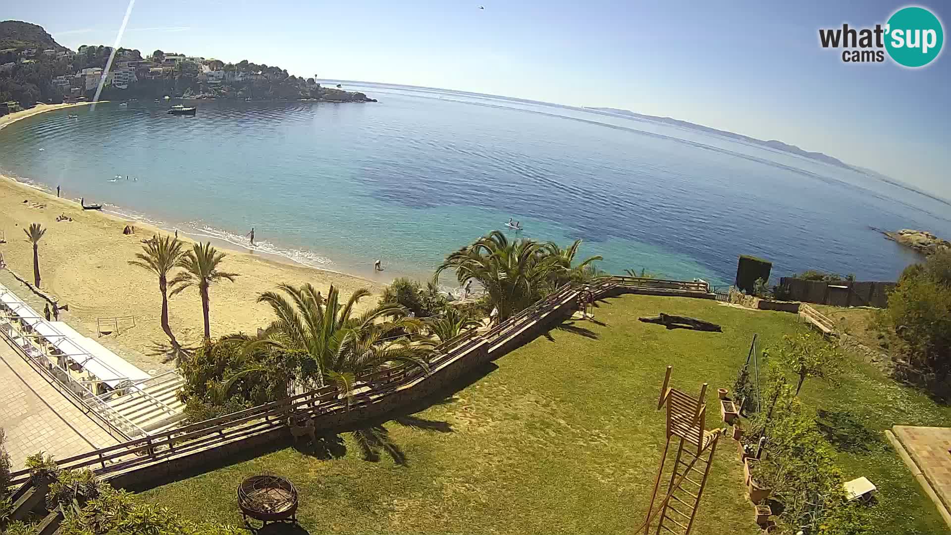 Platja de l’Almadrava Strand Webcam Roses – Costa Brava – Spanien