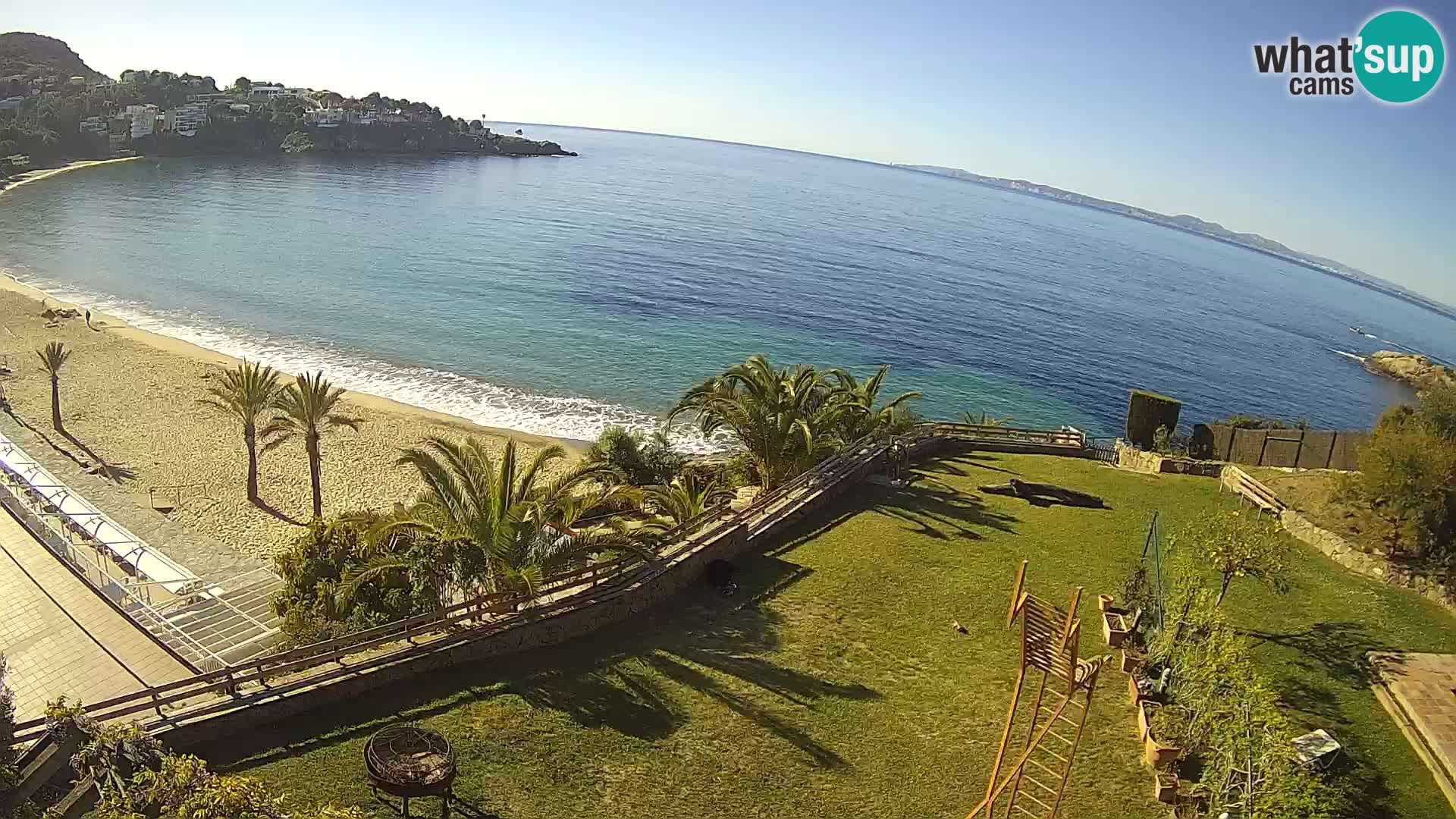 Playa de l’Almadrava camera en vivo Roses – Costa Brava – Espana