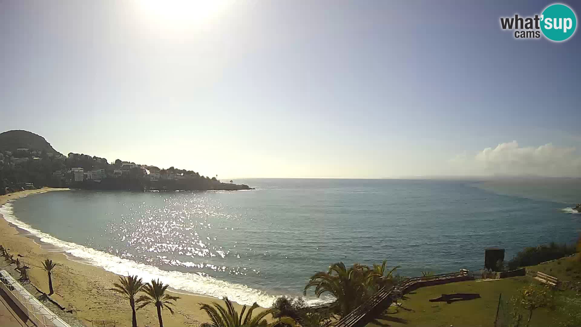 Plaža de l’Almadrava Spletna kamera Roses – Costa Brava – Španija