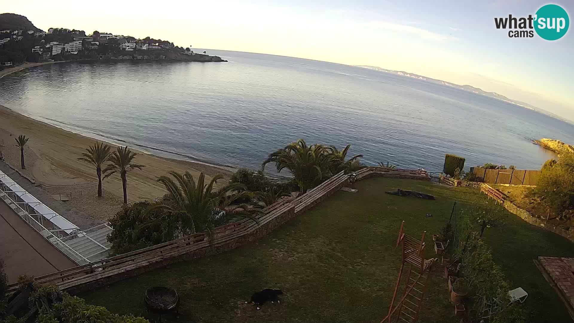 Platja de l’Almadrava Strand Webcam Roses – Costa Brava – Spanien