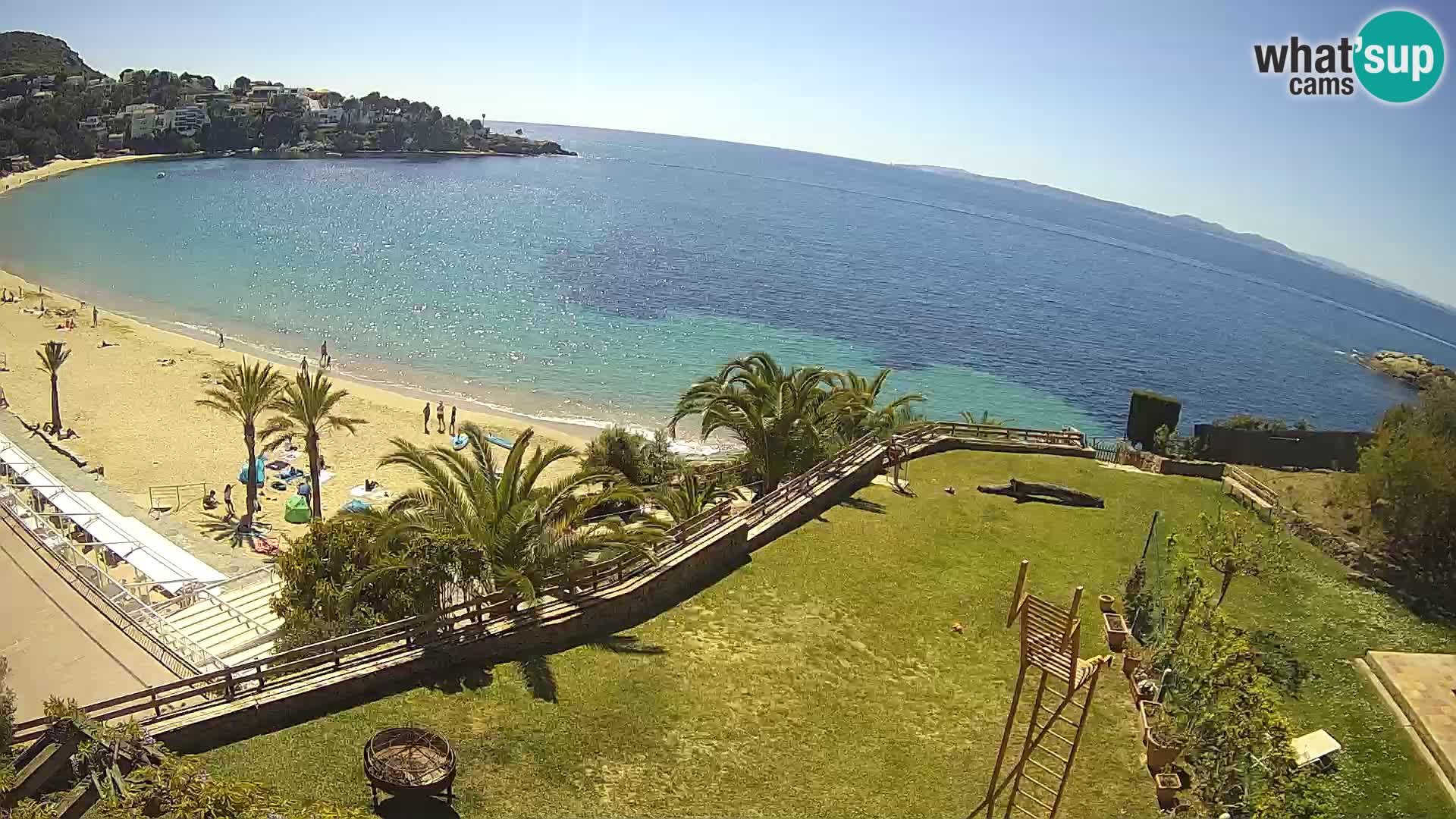 Plage de l’Almadrava Livecam Roses – Costa Brava – Espagne