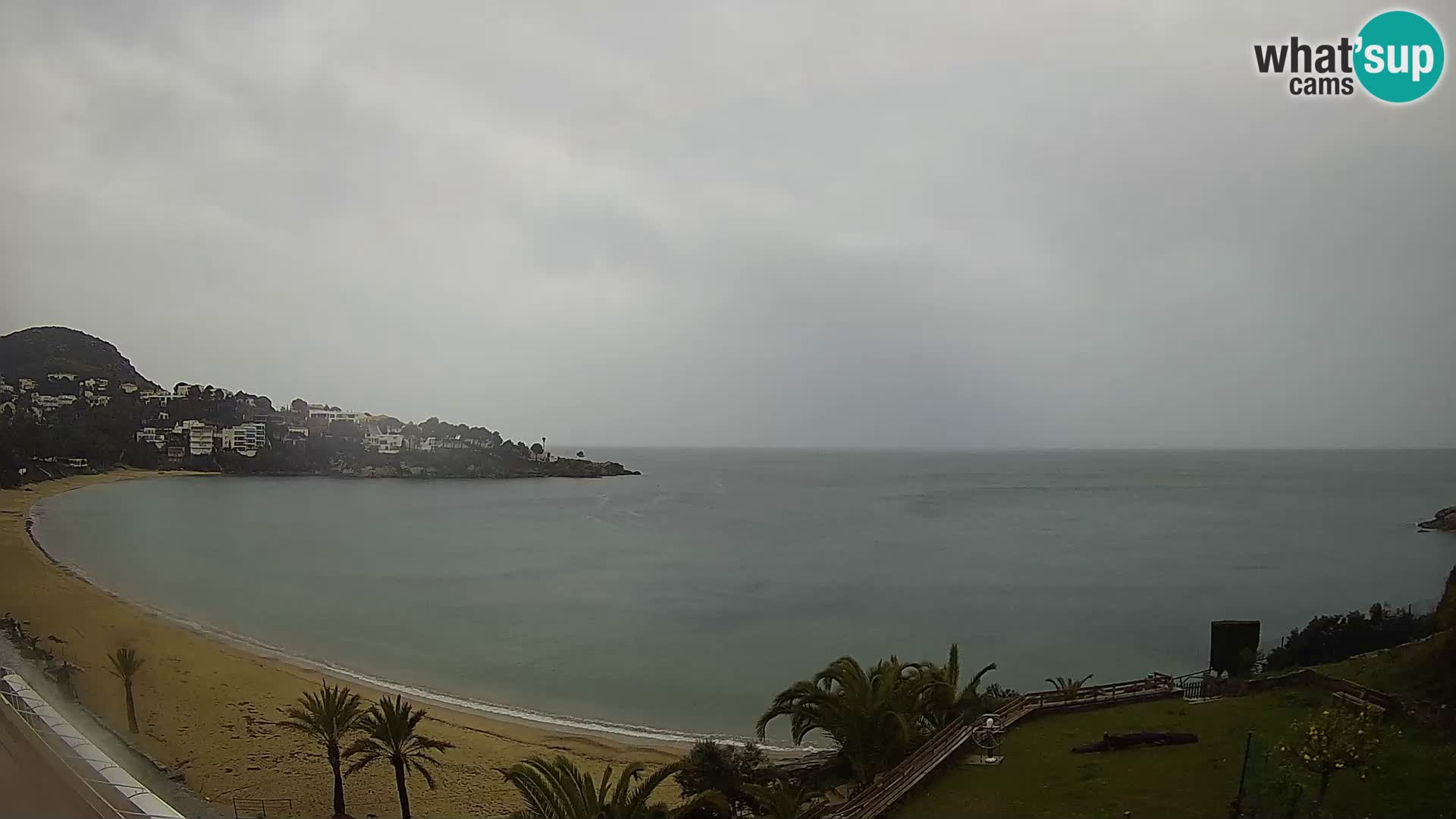 Platja de l’Almadrava beach Live Webcam Roses – Costa Brava – Spain