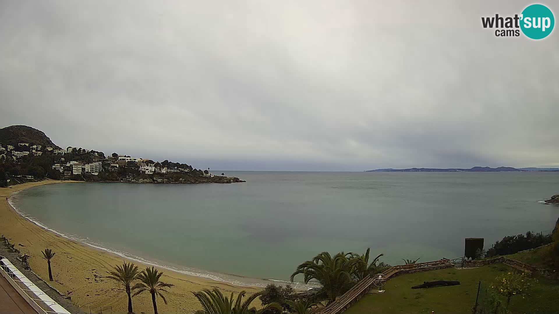 Plage de l&rsquo;Almadrava Livecam Roses – Costa Brava – Espagne