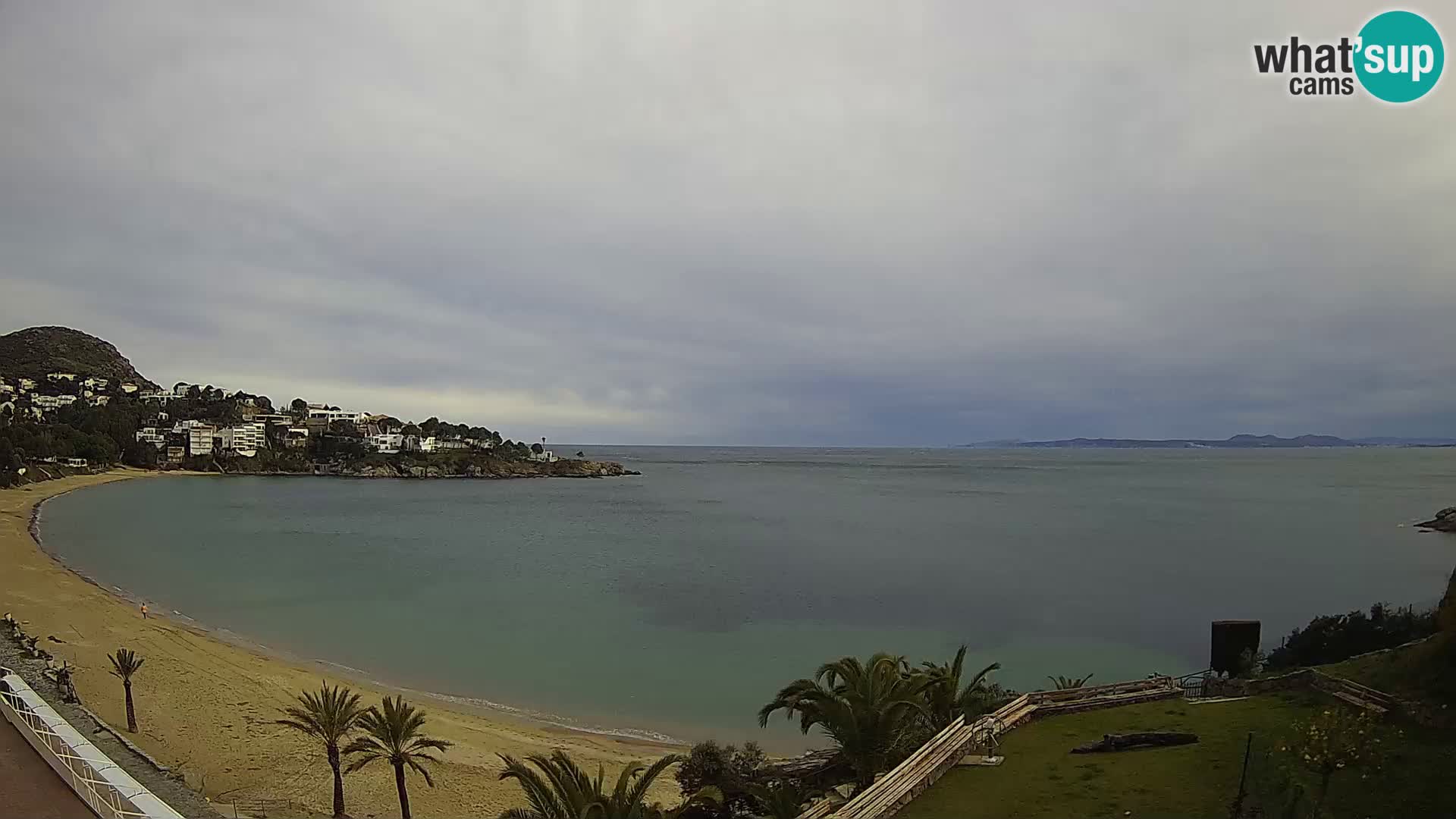 Platja de l’Almadrava beach Live Webcam Roses – Costa Brava – Spain