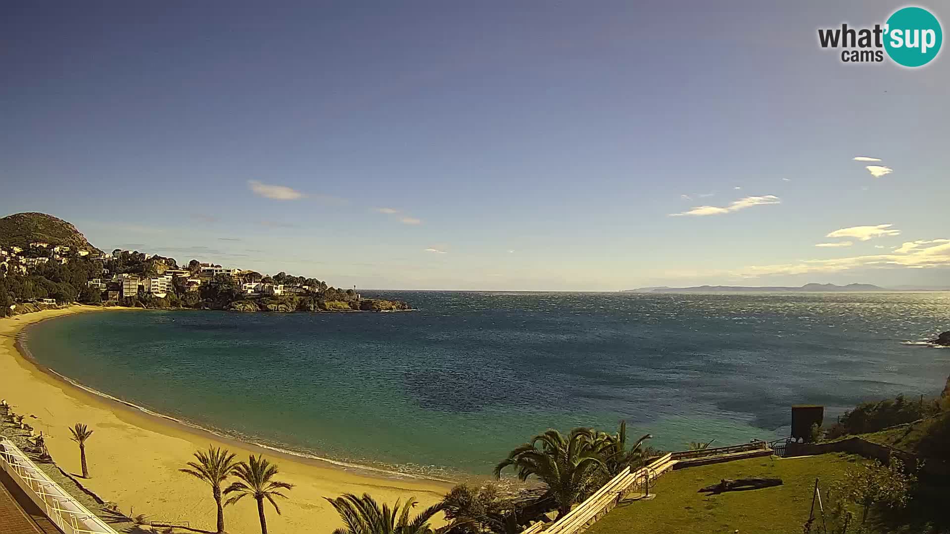 Platja de l’Almadrava beach Live Webcam Roses – Costa Brava – Spain