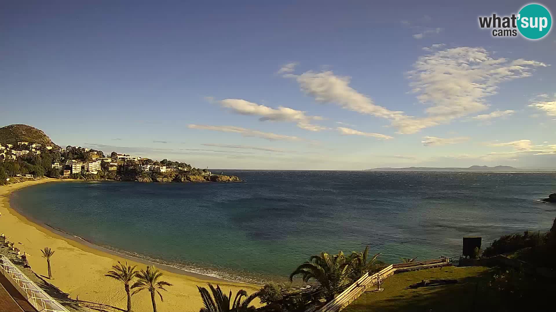 Platja de l’Almadrava beach Live Webcam Roses – Costa Brava – Spain