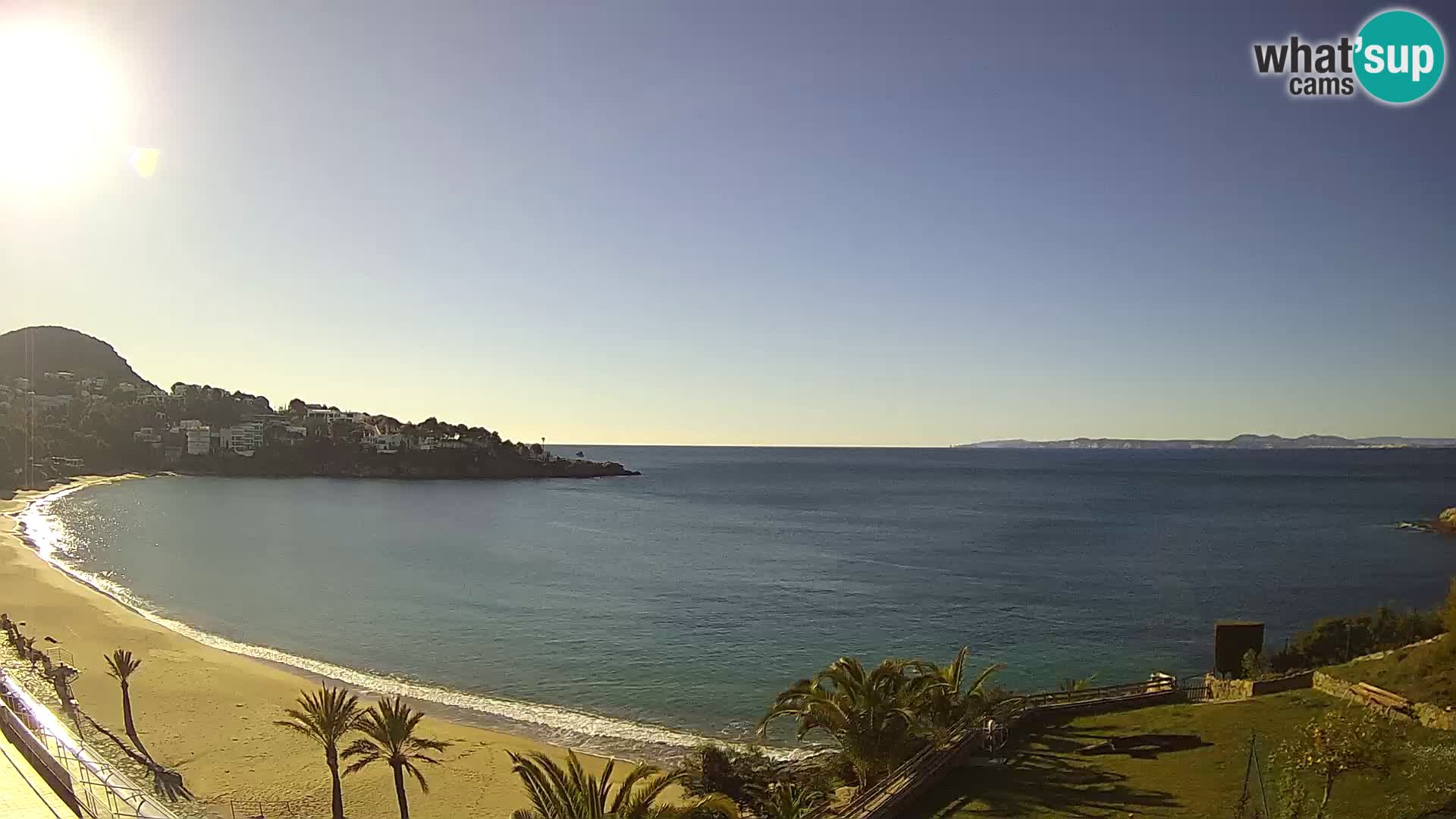Plage de l’Almadrava Livecam Roses – Costa Brava – Espagne