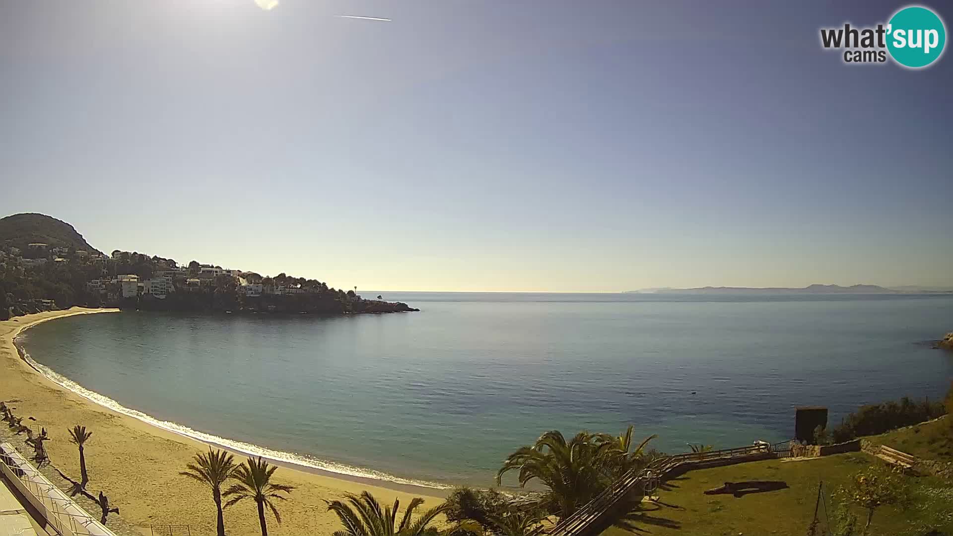 Playa de l’Almadrava camera en vivo Roses – Costa Brava – Espana