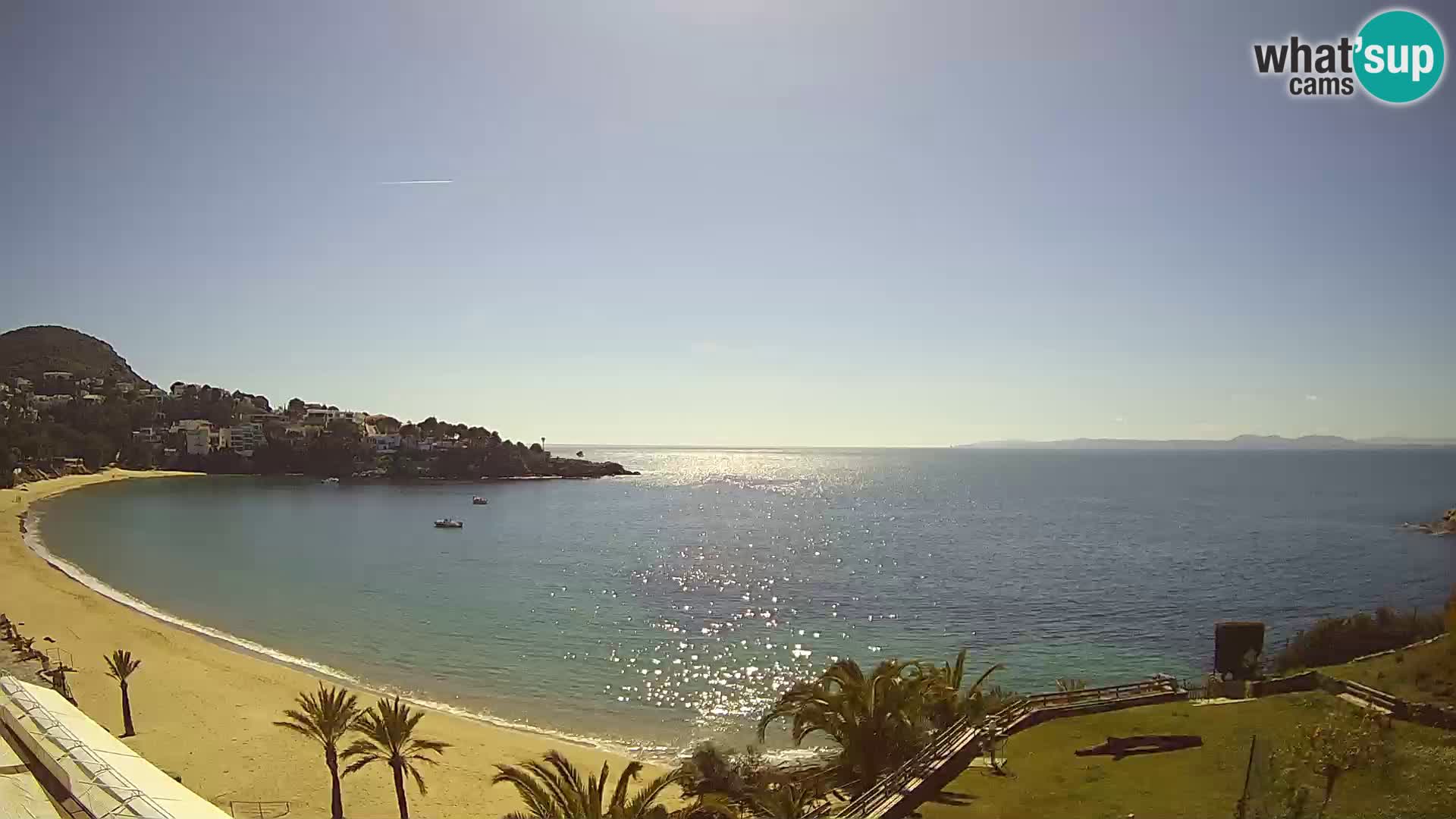 Platja de l’Almadrava beach Live Webcam Roses – Costa Brava – Spain