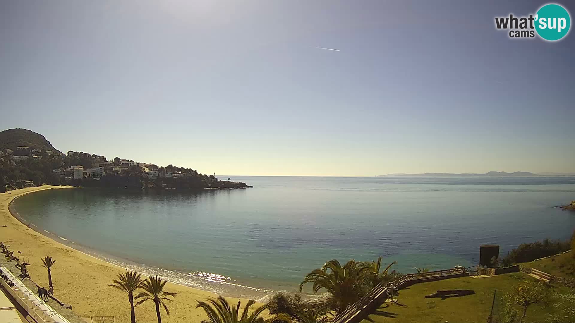 Playa de l’Almadrava camera en vivo Roses – Costa Brava – Espana