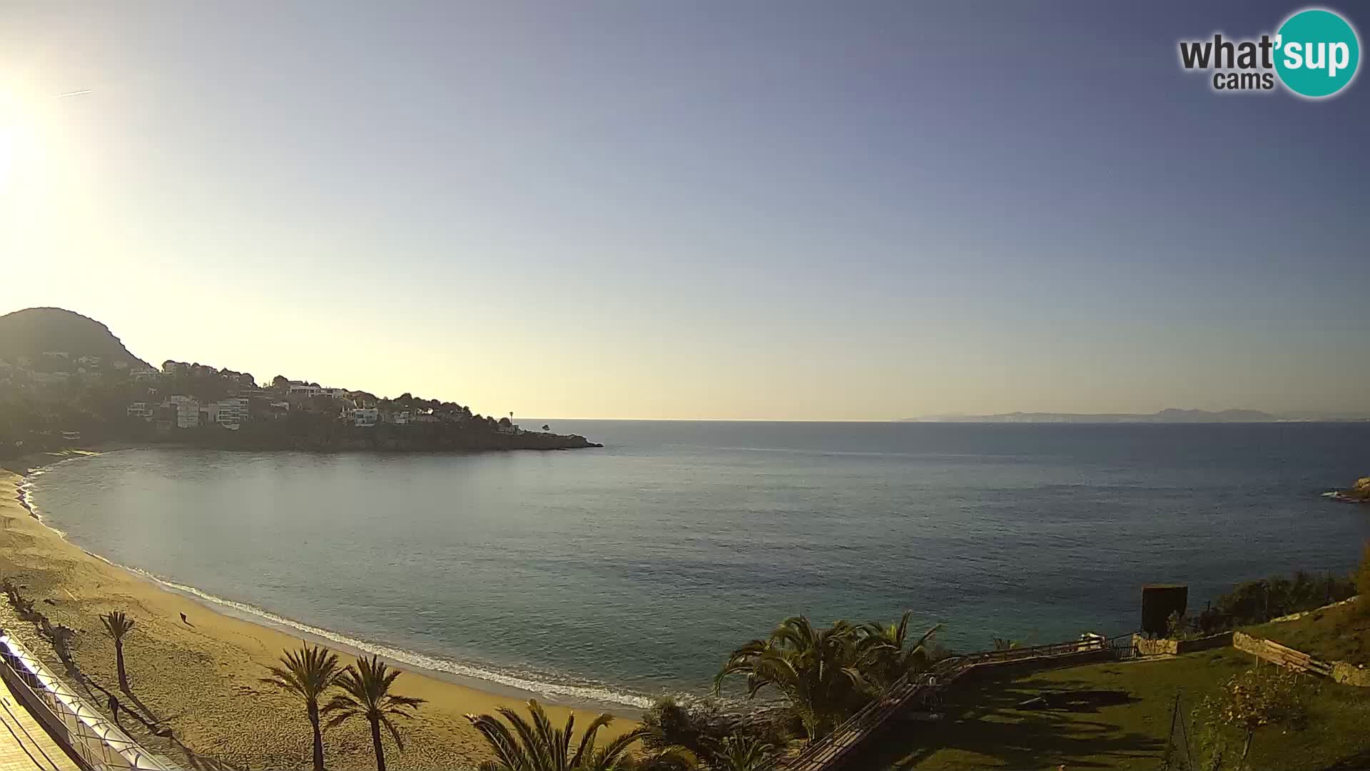 Playa de l’Almadrava camera en vivo Roses – Costa Brava – Espana