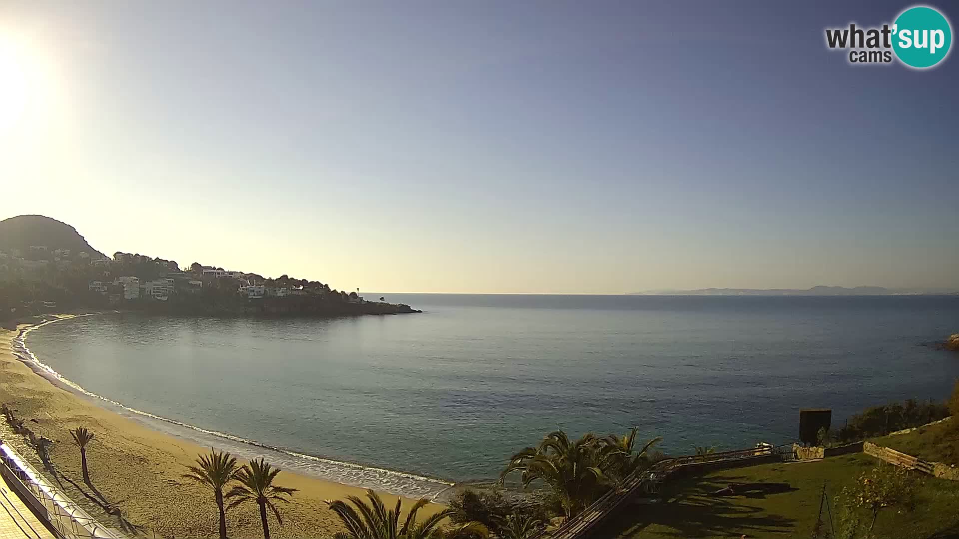 Platja de l’Almadrava beach Live Webcam Roses – Costa Brava – Spain