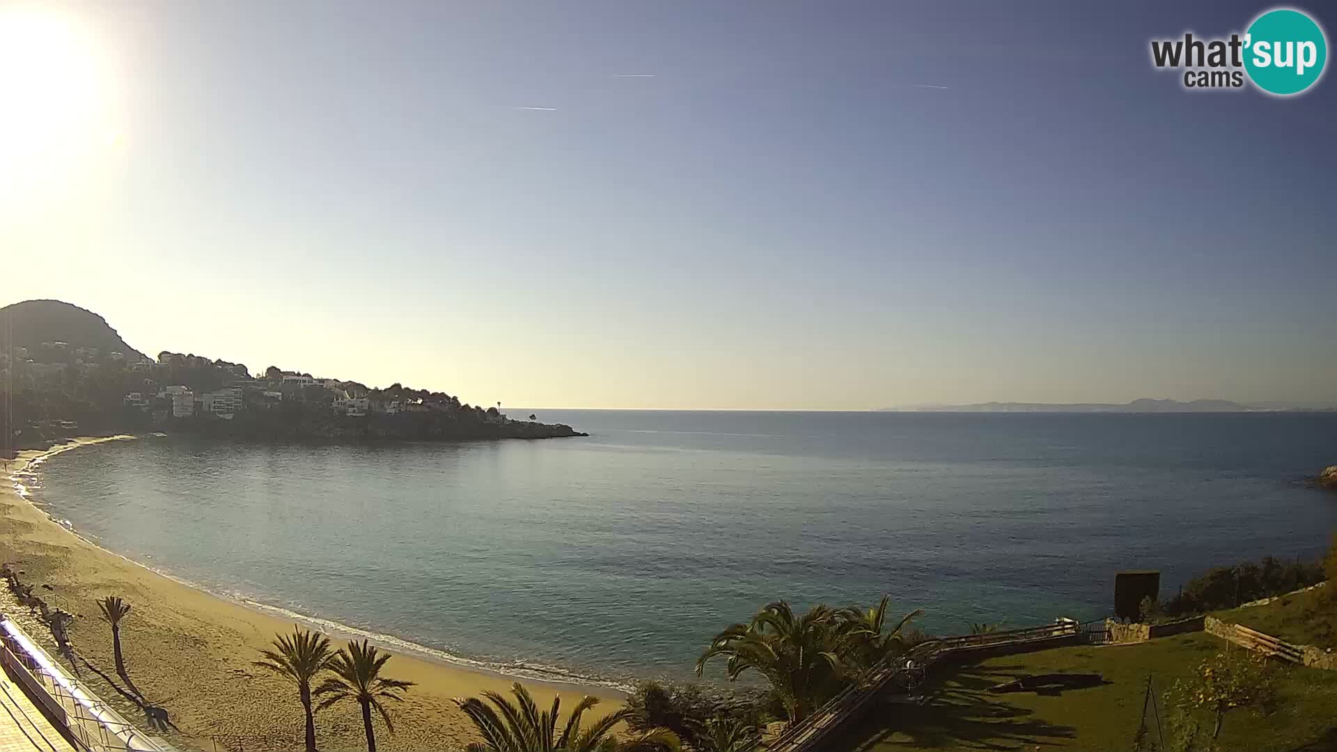 Platja de l’Almadrava Strand Webcam Roses – Costa Brava – Spanien