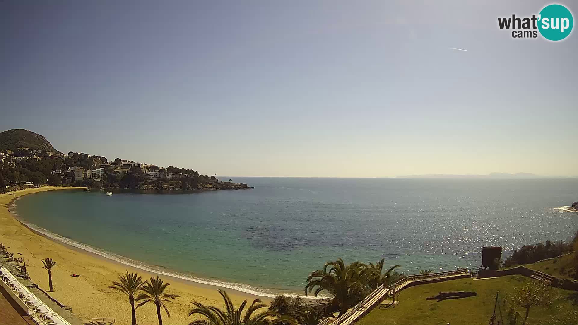 Platja de l’Almadrava Strand Webcam Roses – Costa Brava – Spanien