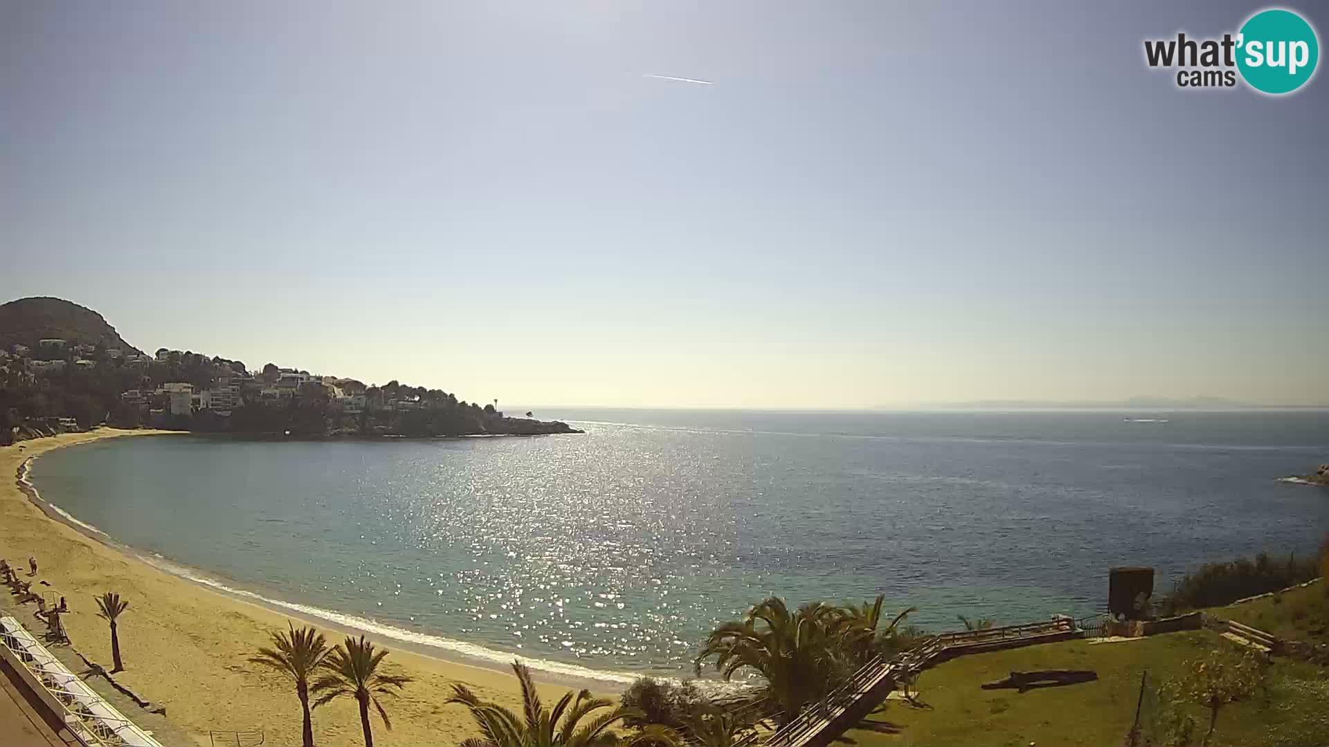Plage de l’Almadrava Livecam Roses – Costa Brava – Espagne