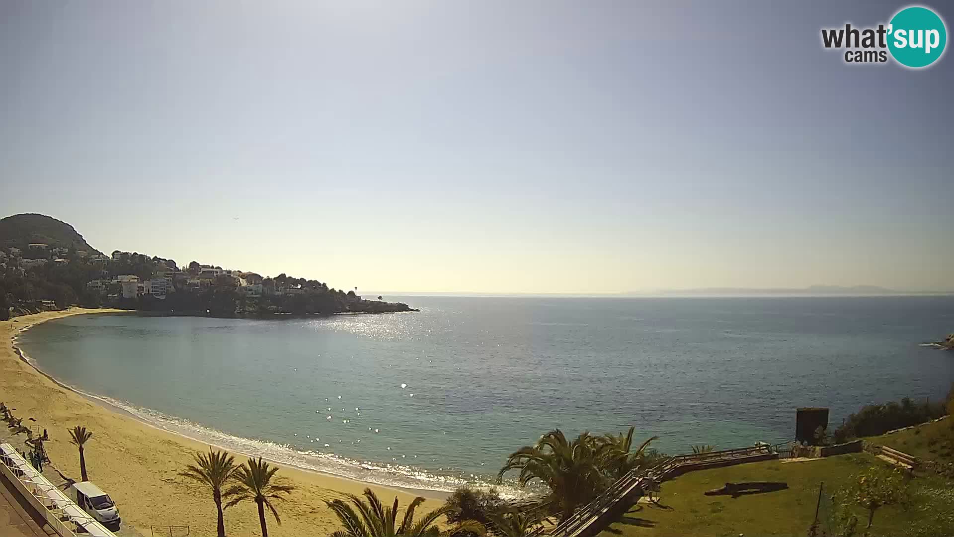 Platja de l’Almadrava Spiaggia Live Webcam Roses – Costa Brava – Spagna