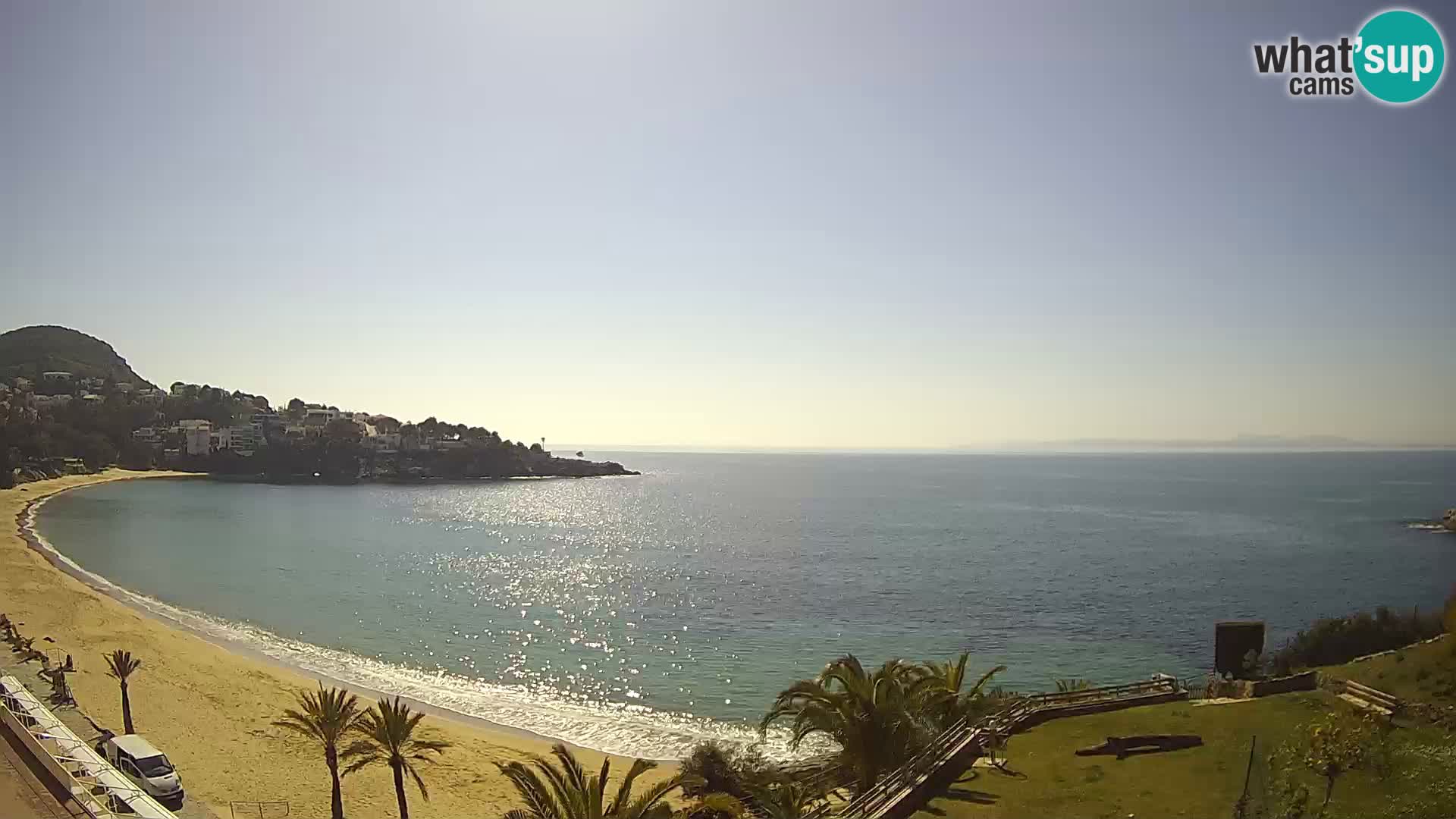 Platja de l’Almadrava Strand Webcam Roses – Costa Brava – Spanien