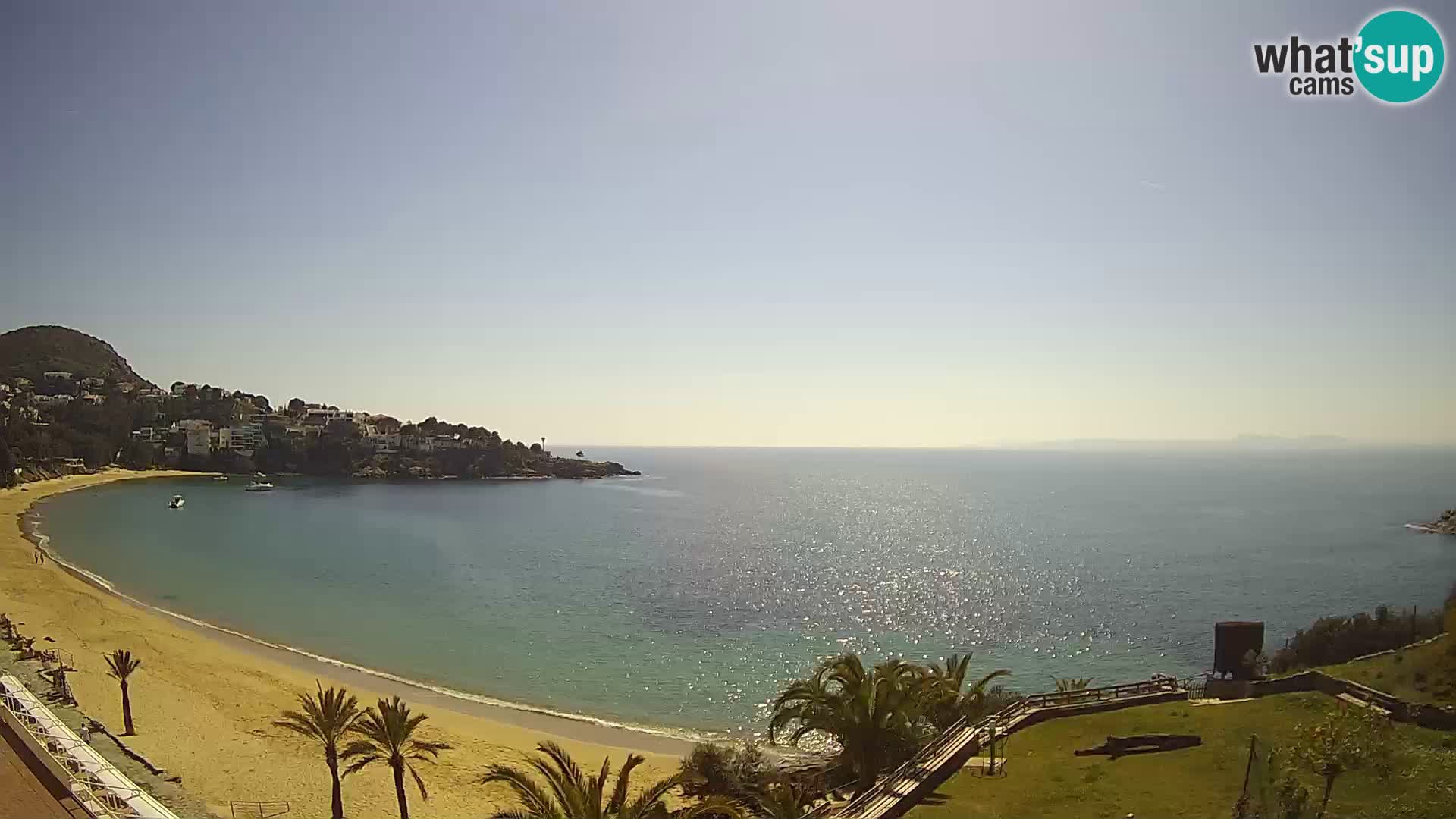 Playa de l’Almadrava camera en vivo Roses – Costa Brava – Espana