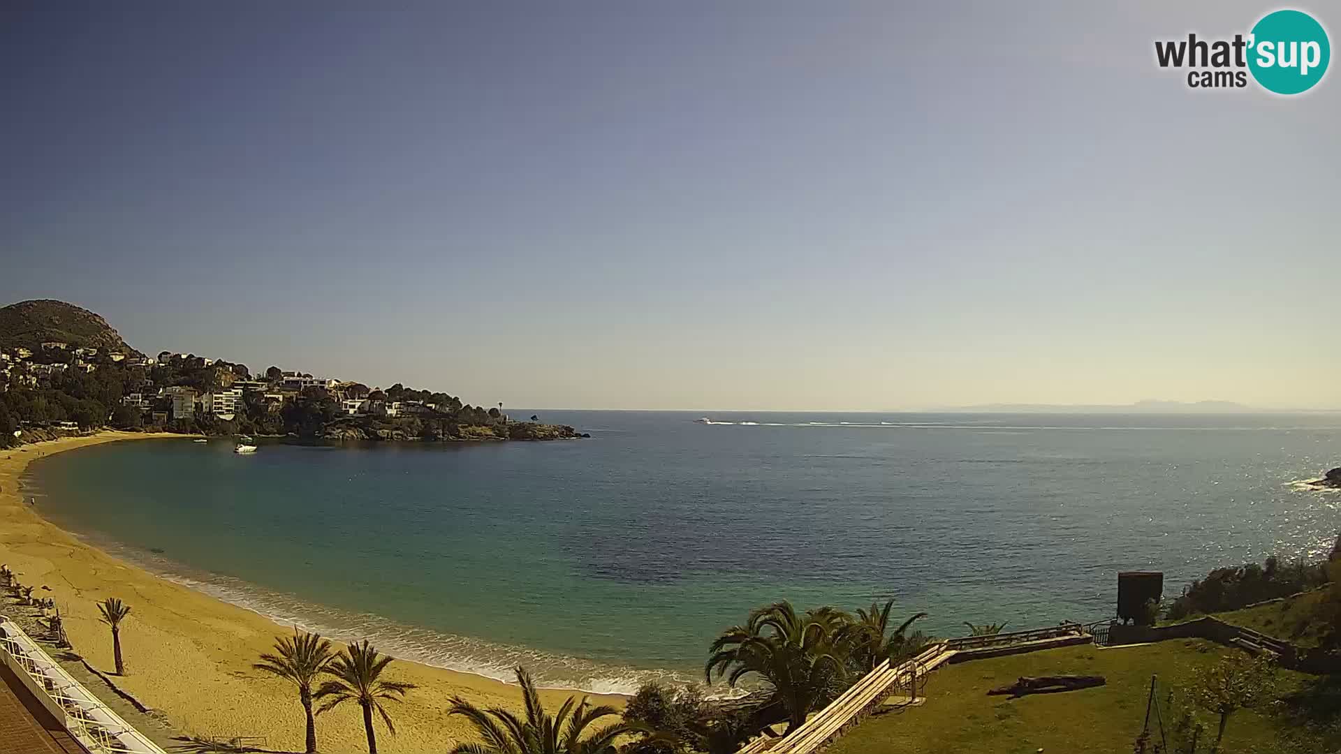 Platja de l’Almadrava Spiaggia Live Webcam Roses – Costa Brava – Spagna