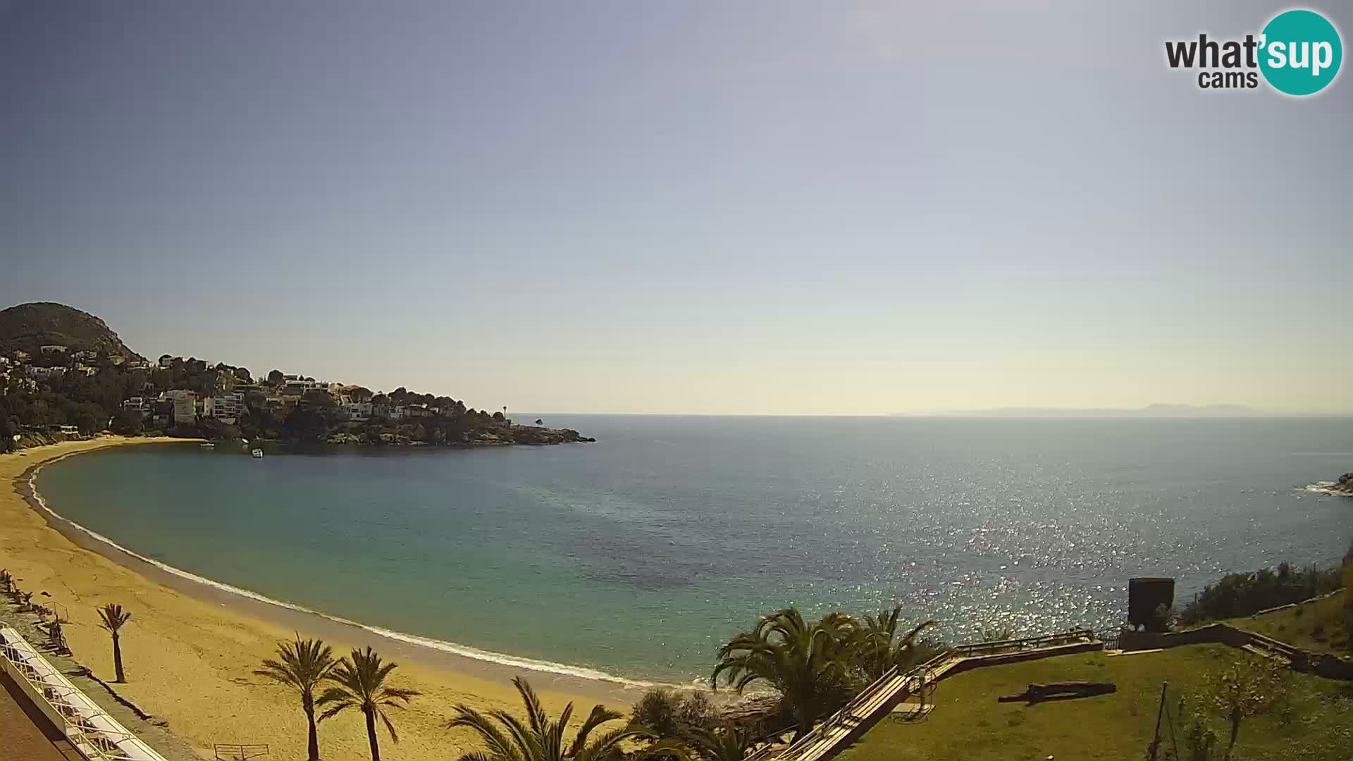 Playa de l’Almadrava camera en vivo Roses – Costa Brava – Espana