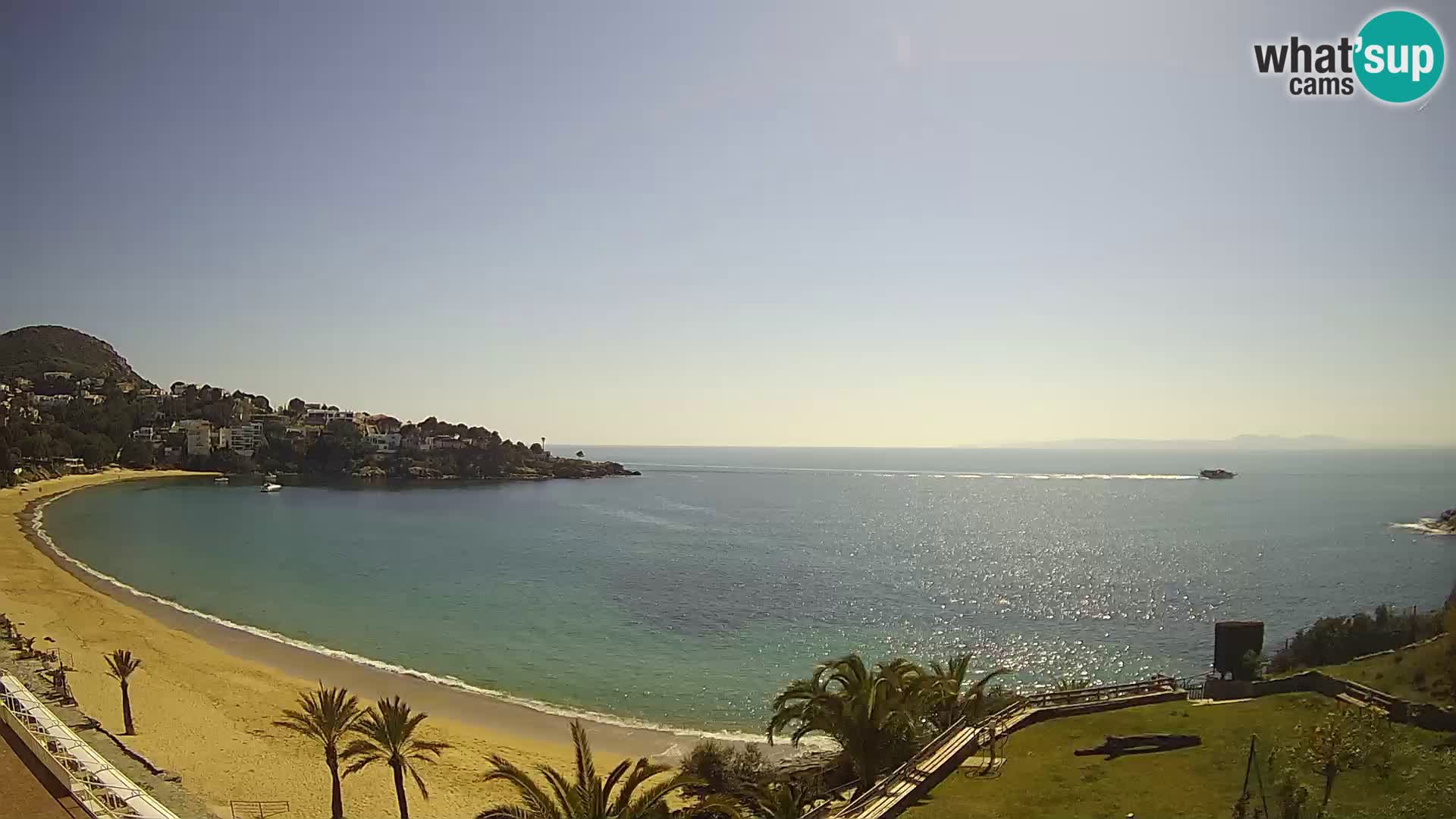 Platja de l’Almadrava Strand Webcam Roses – Costa Brava – Spanien