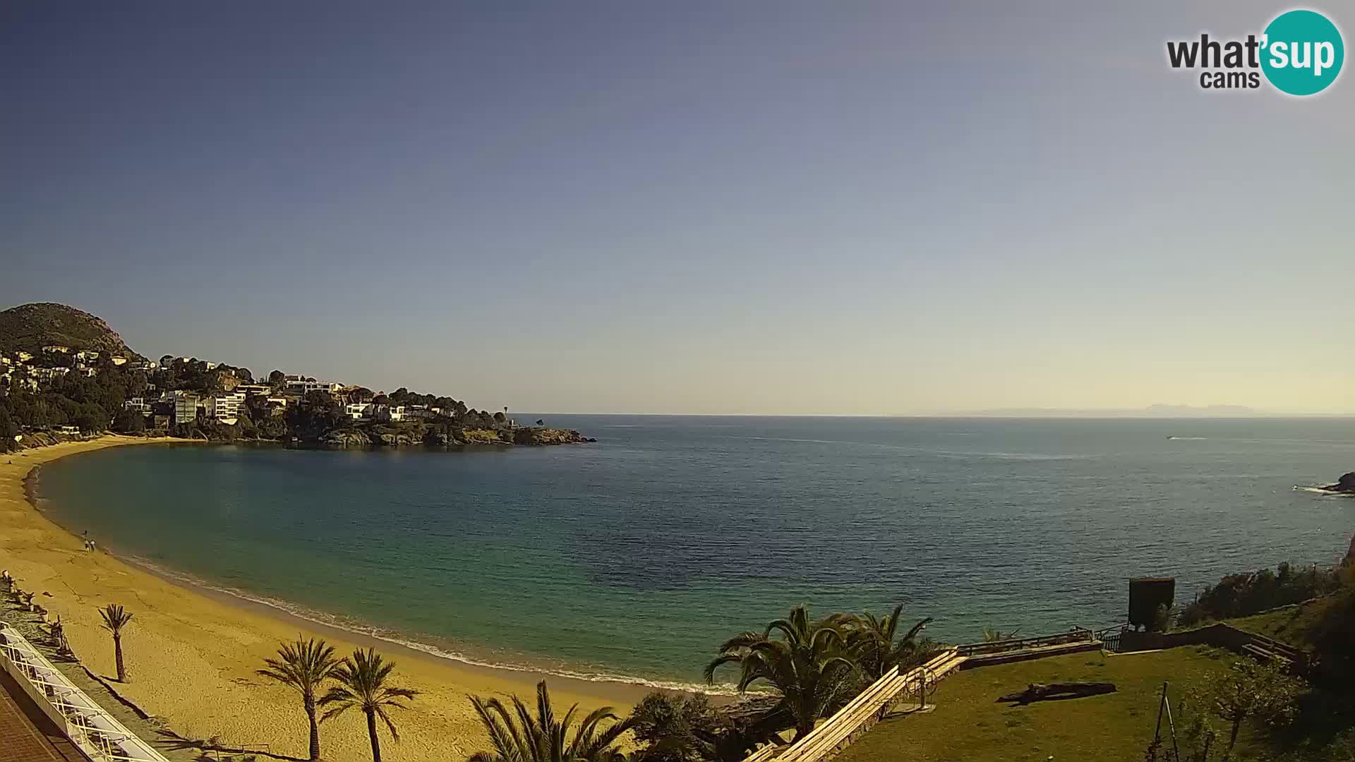 Playa de l’Almadrava camera en vivo Roses – Costa Brava – Espana