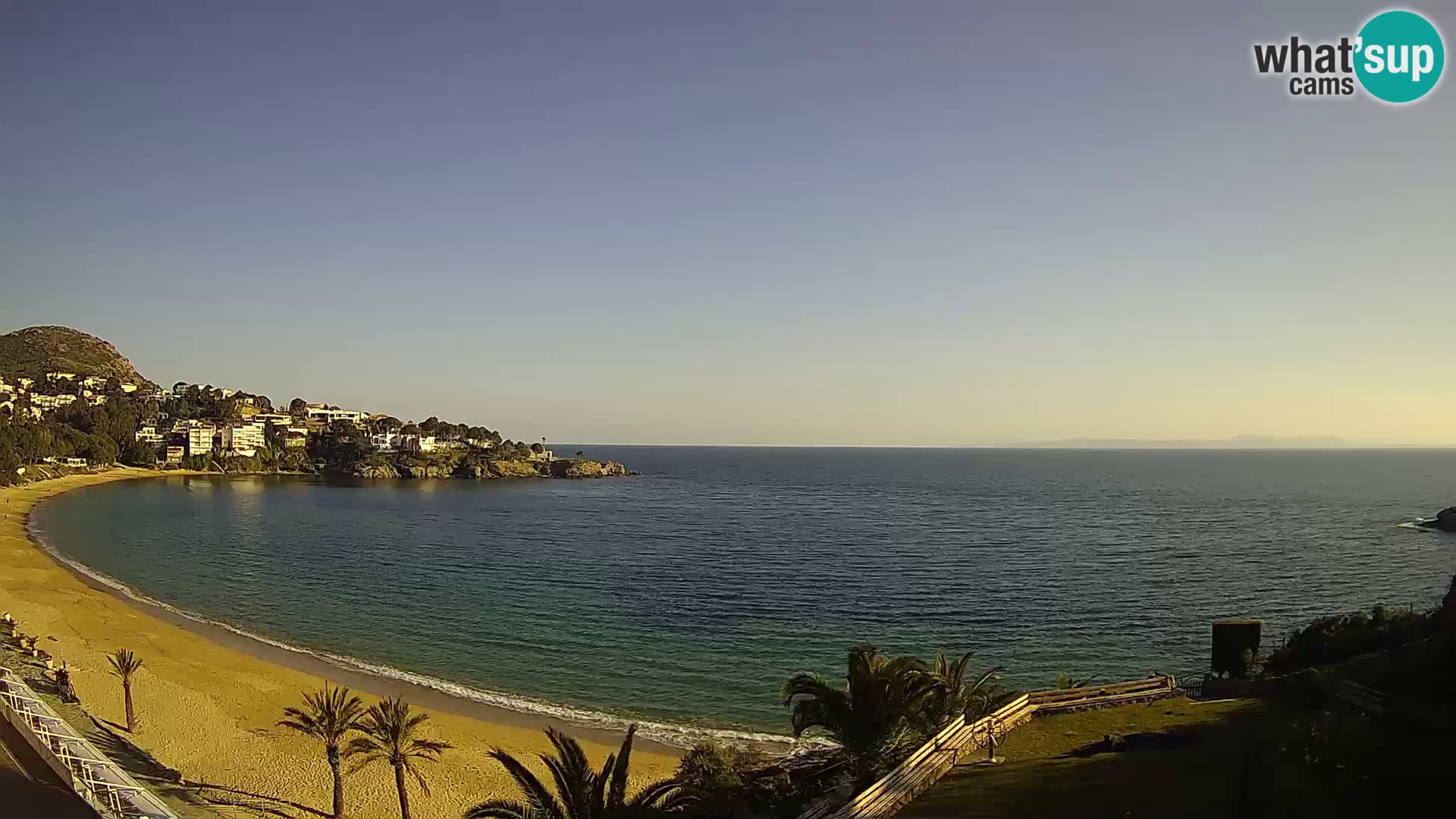 Platja de l’Almadrava Strand Webcam Roses – Costa Brava – Spanien