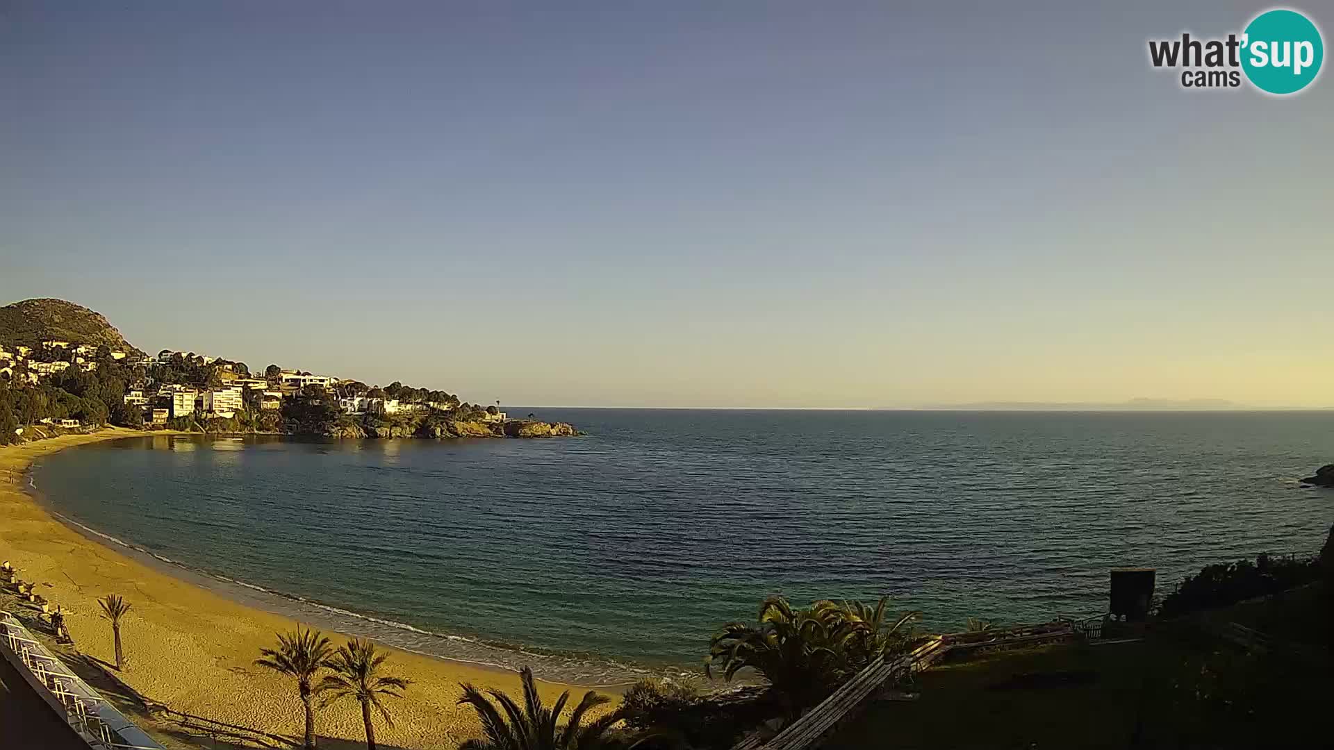 Playa de l’Almadrava camera en vivo Roses – Costa Brava – Espana