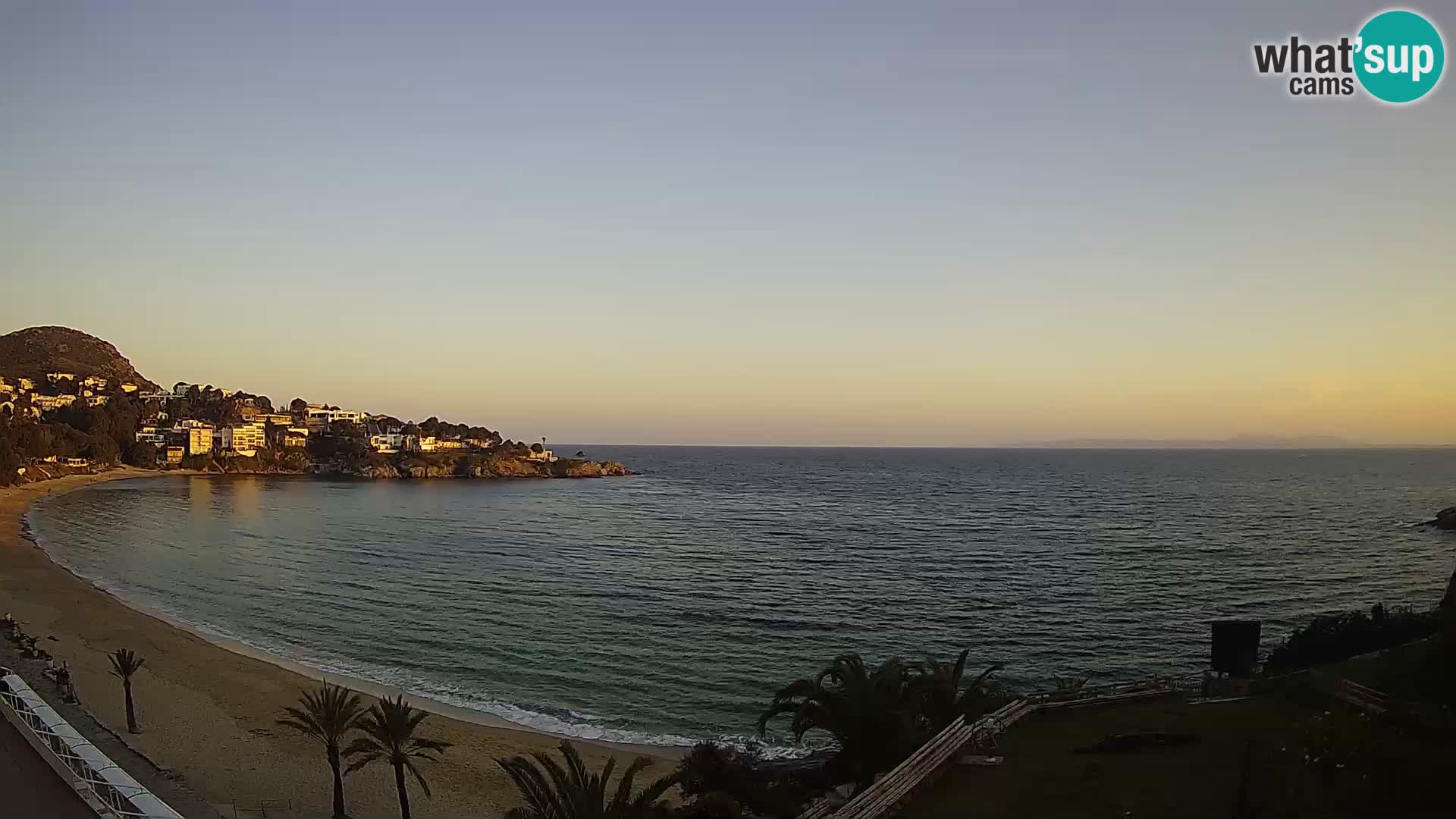Platja de l’Almadrava Strand Webcam Roses – Costa Brava – Spanien