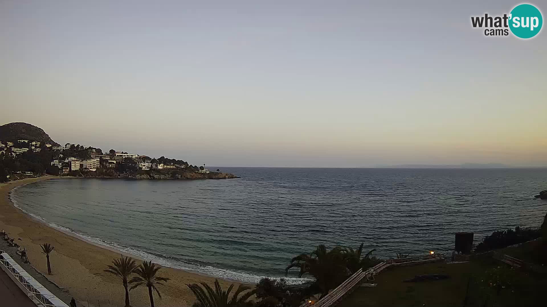 Playa de l’Almadrava camera en vivo Roses – Costa Brava – Espana