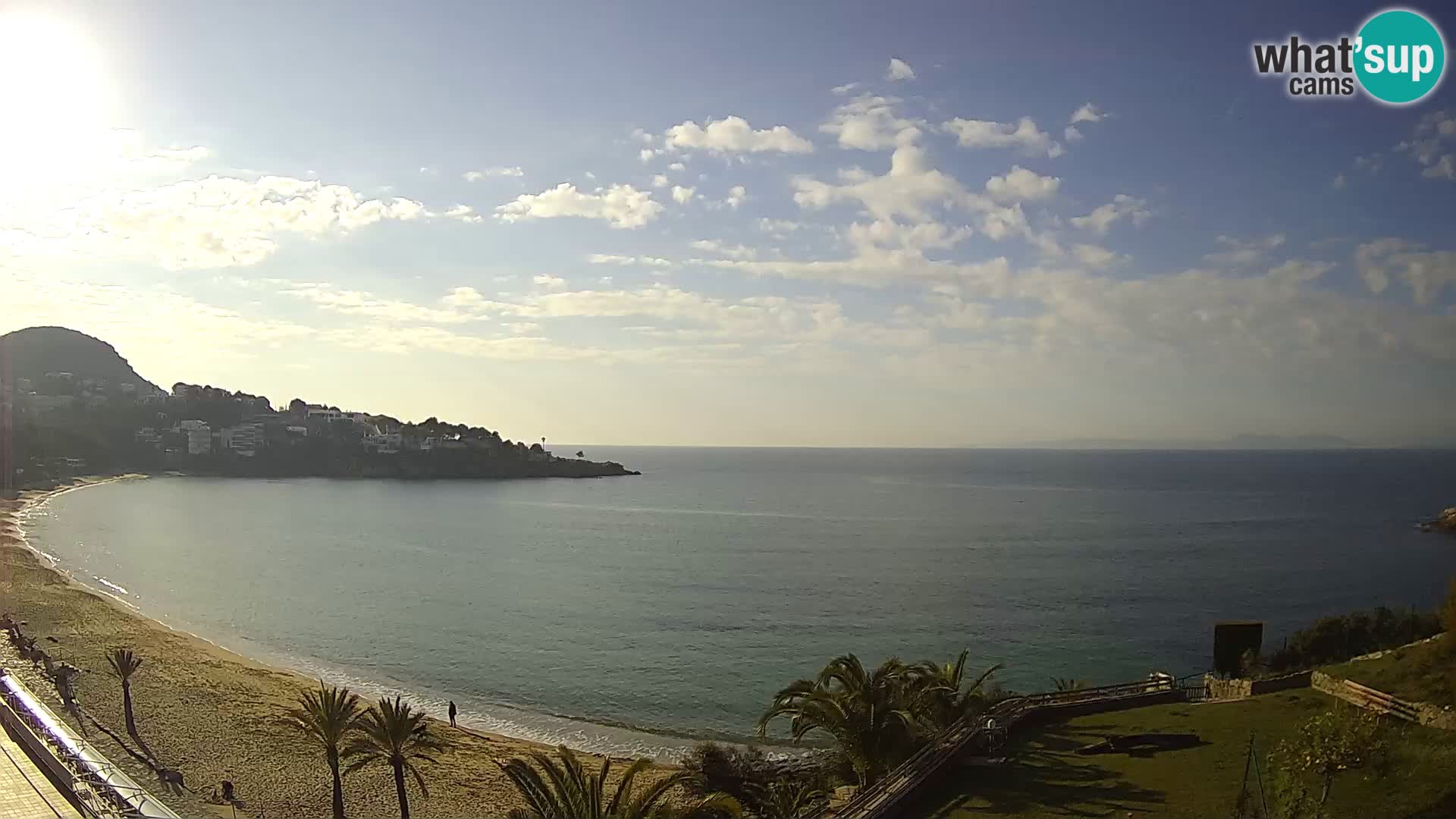 Platja de l’Almadrava Strand Webcam Roses – Costa Brava – Spanien