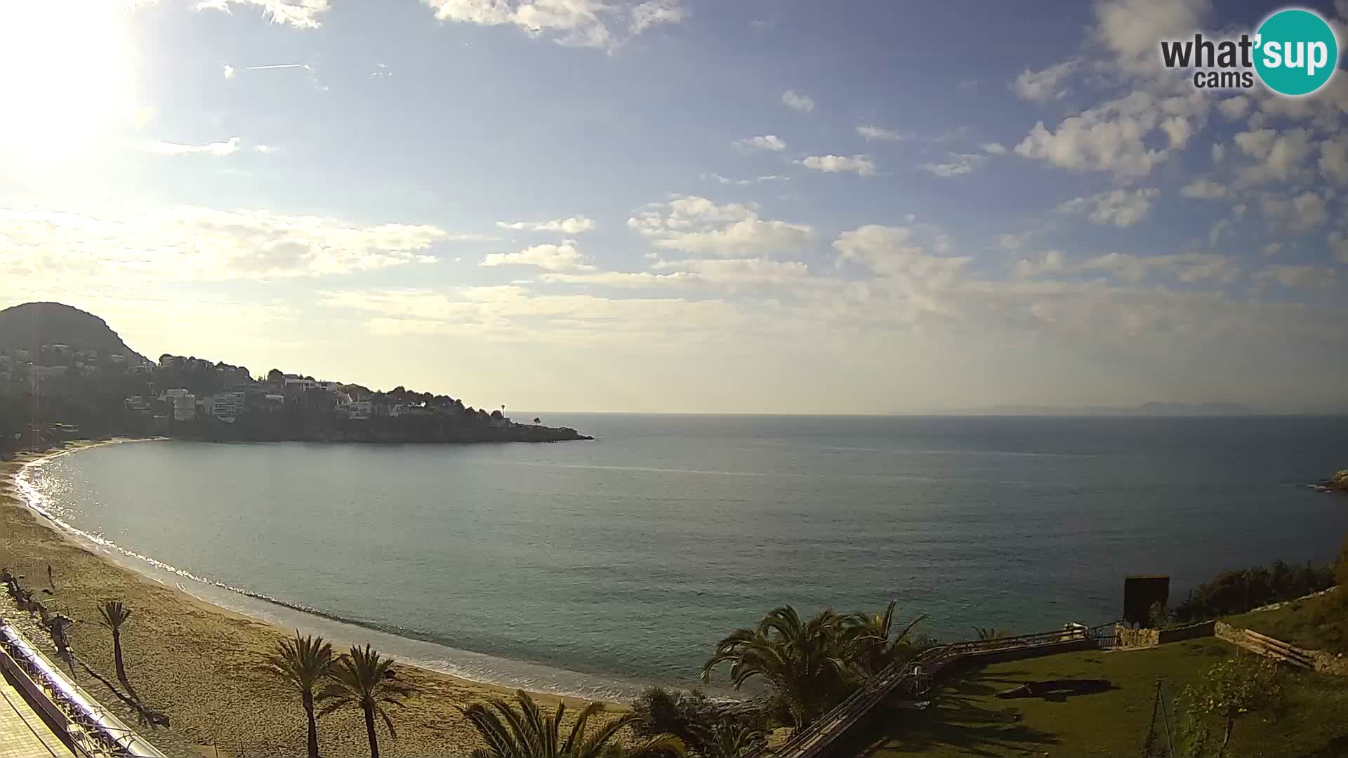 Playa de l’Almadrava camera en vivo Roses – Costa Brava – Espana