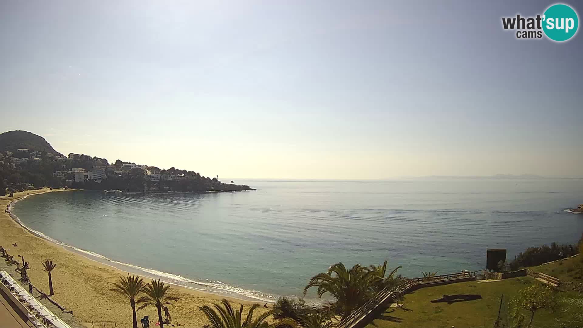 Platja de l’Almadrava beach Live Webcam Roses – Costa Brava – Spain