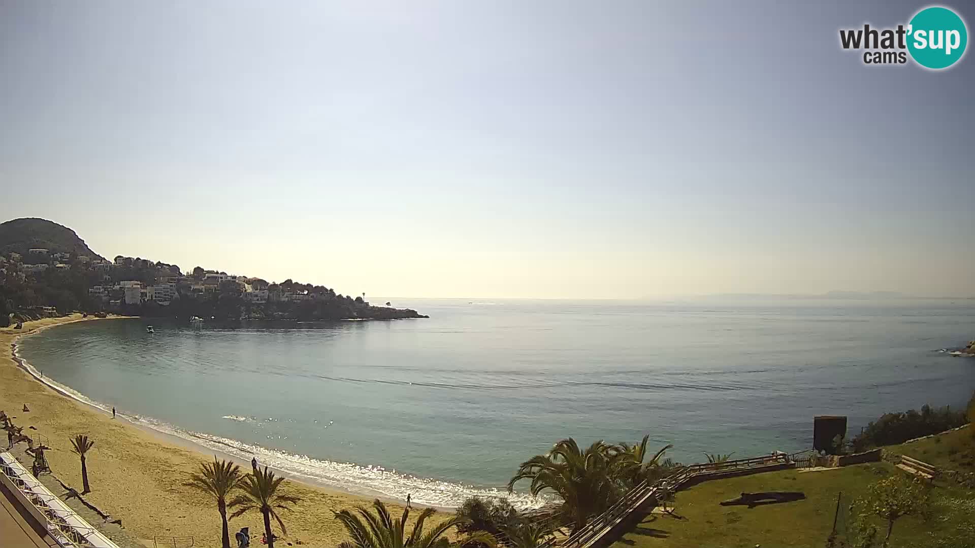 Platja de l’Almadrava Strand Webcam Roses – Costa Brava – Spanien
