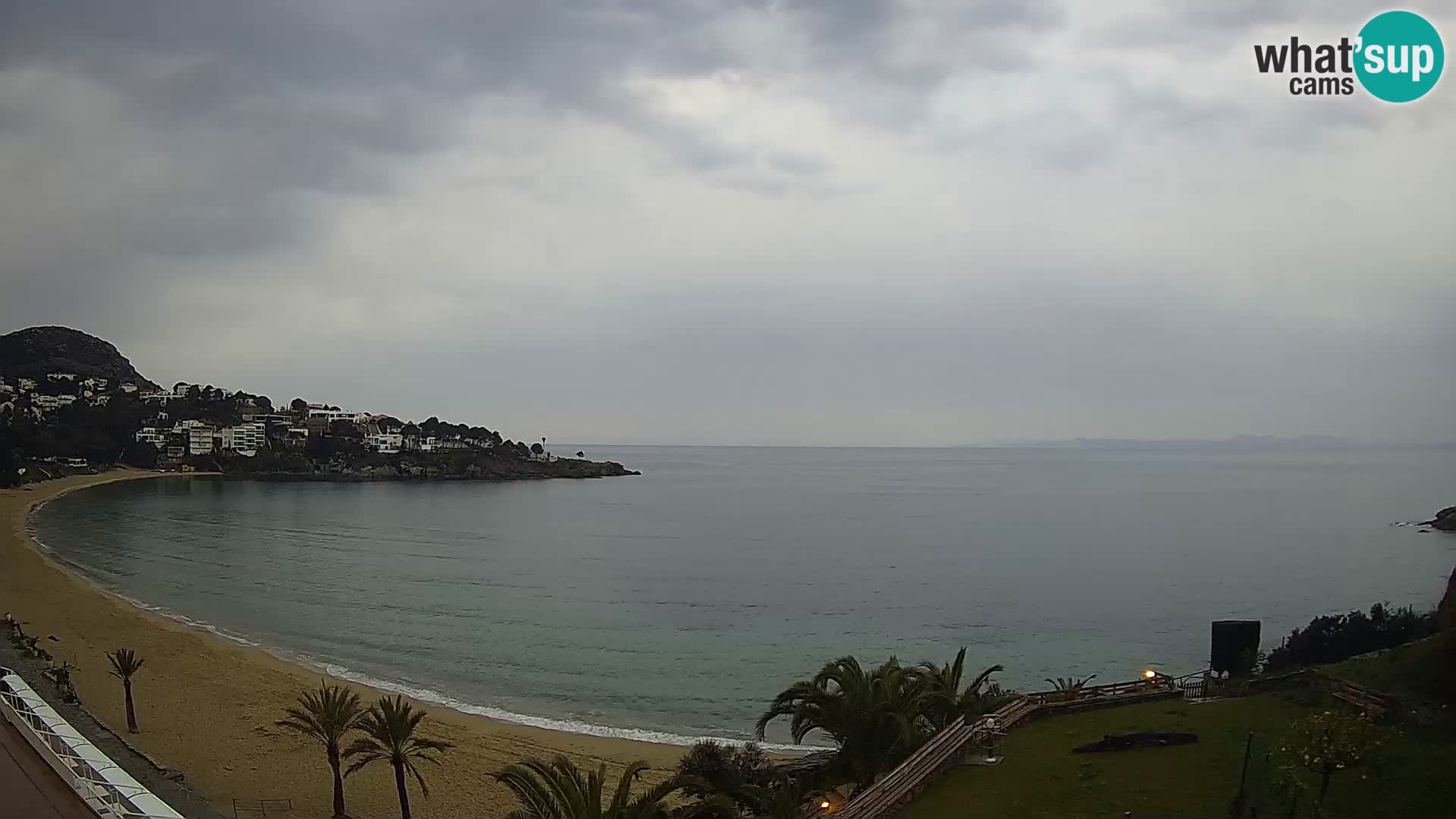 Platja de l’Almadrava beach Live Webcam Roses – Costa Brava – Spain