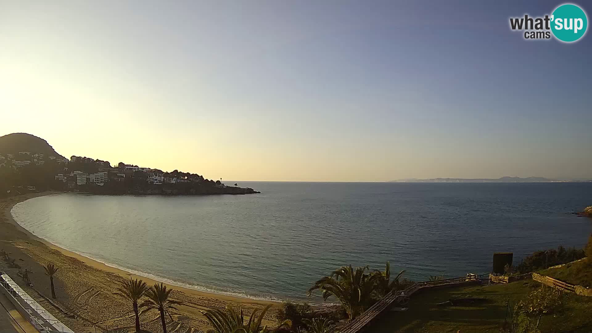 Platja de l’Almadrava Strand Webcam Roses – Costa Brava – Spanien