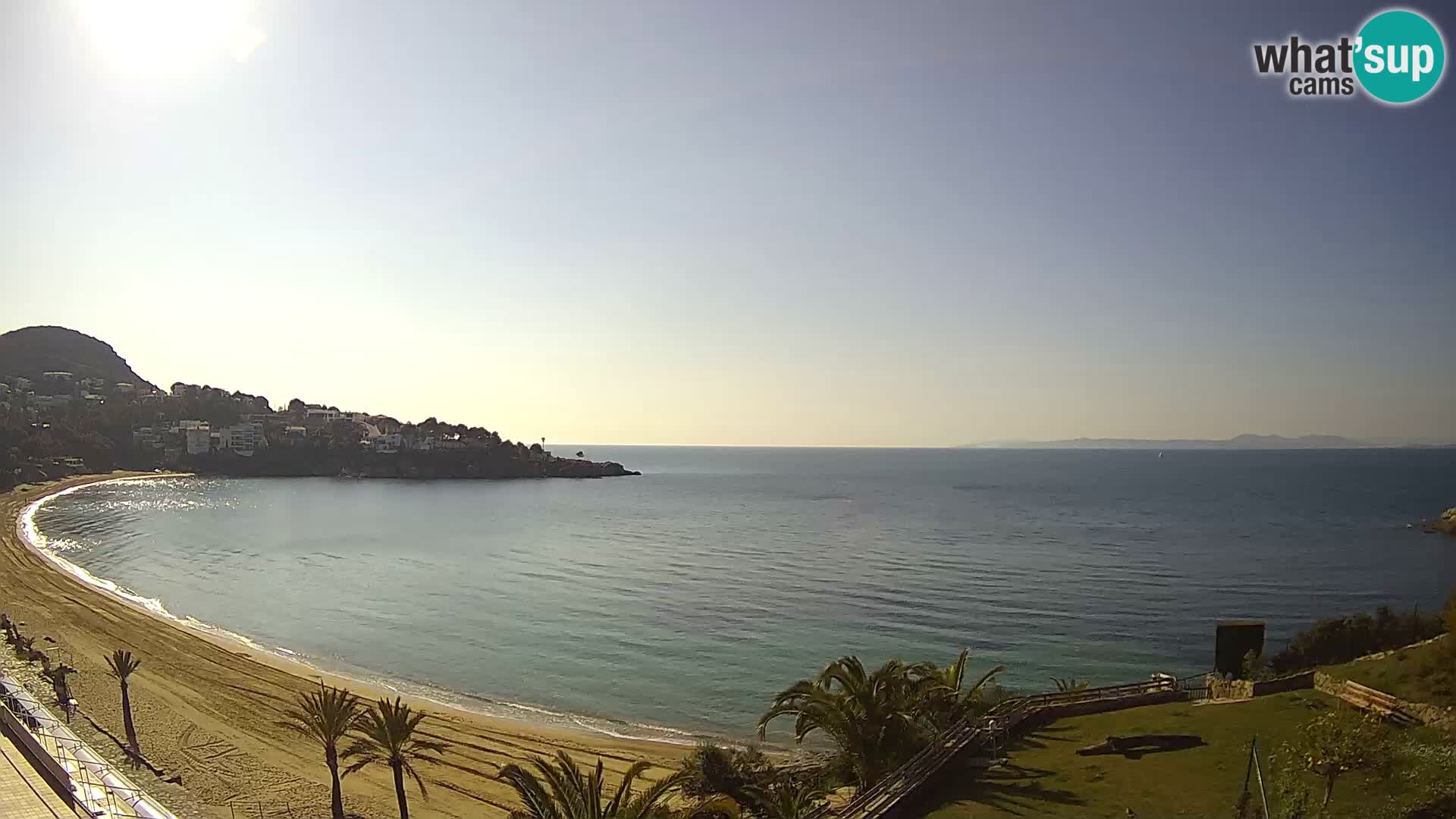 Platja de l’Almadrava Strand Webcam Roses – Costa Brava – Spanien