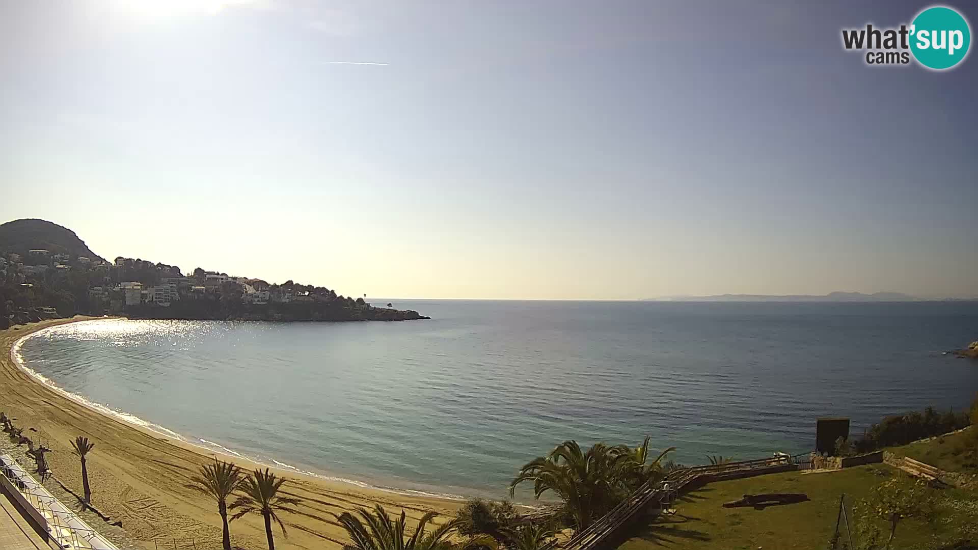 Platja de l’Almadrava beach Live Webcam Roses – Costa Brava – Spain