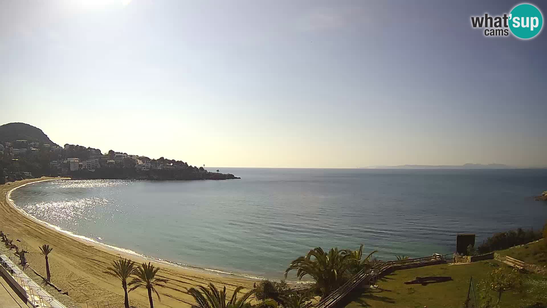 Platja de l’Almadrava Strand Webcam Roses – Costa Brava – Spanien