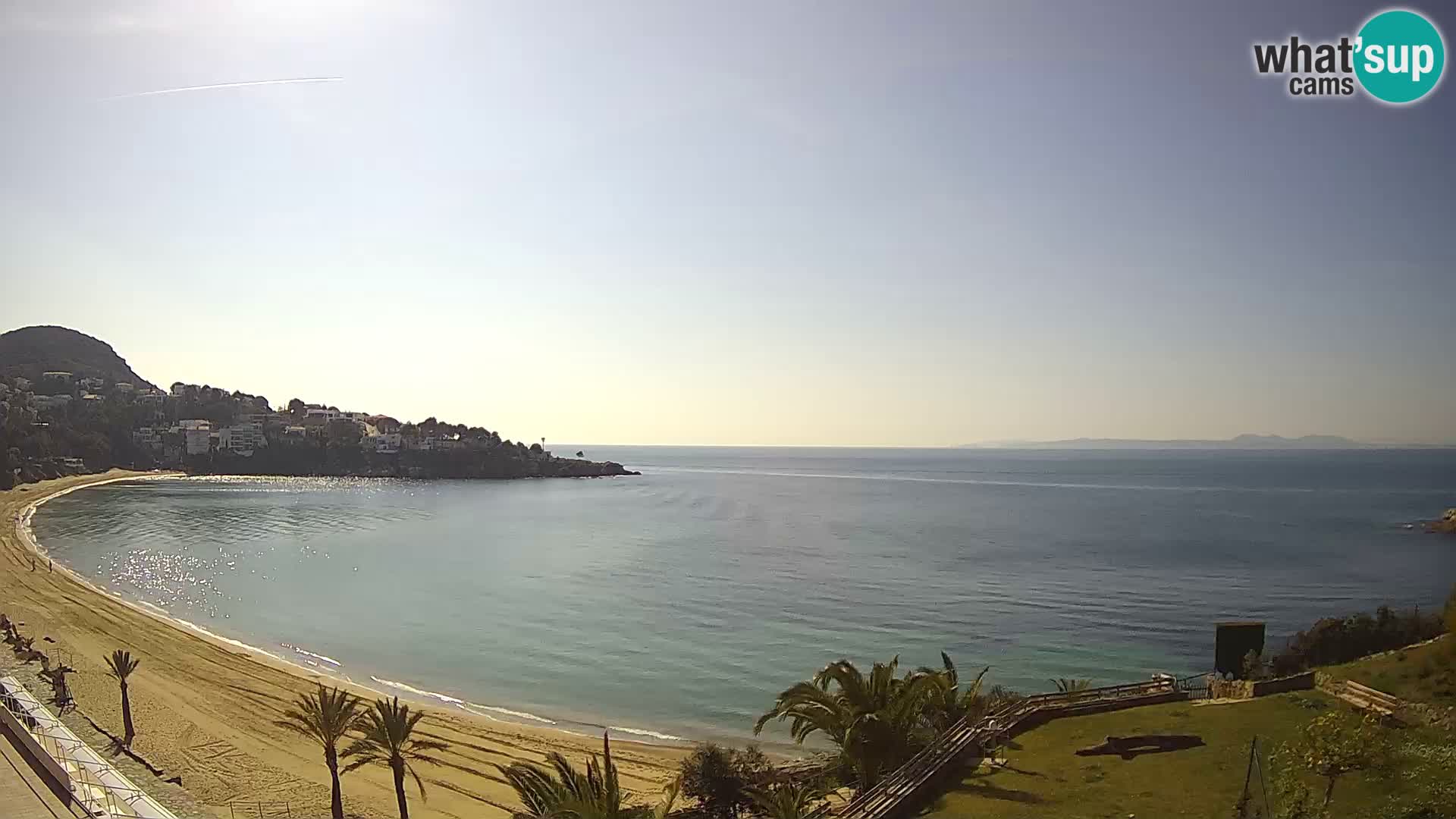 Platja de l’Almadrava Strand Webcam Roses – Costa Brava – Spanien