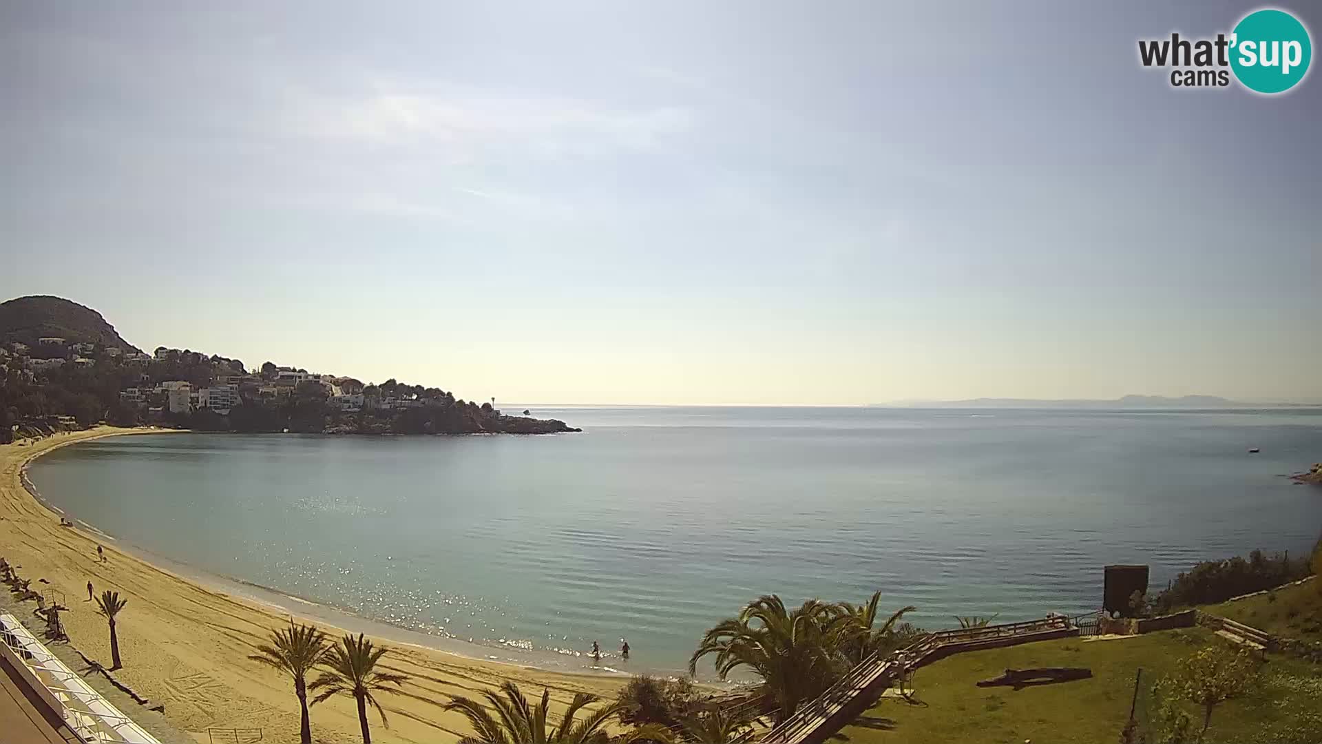Platja de l’Almadrava Strand Webcam Roses – Costa Brava – Spanien