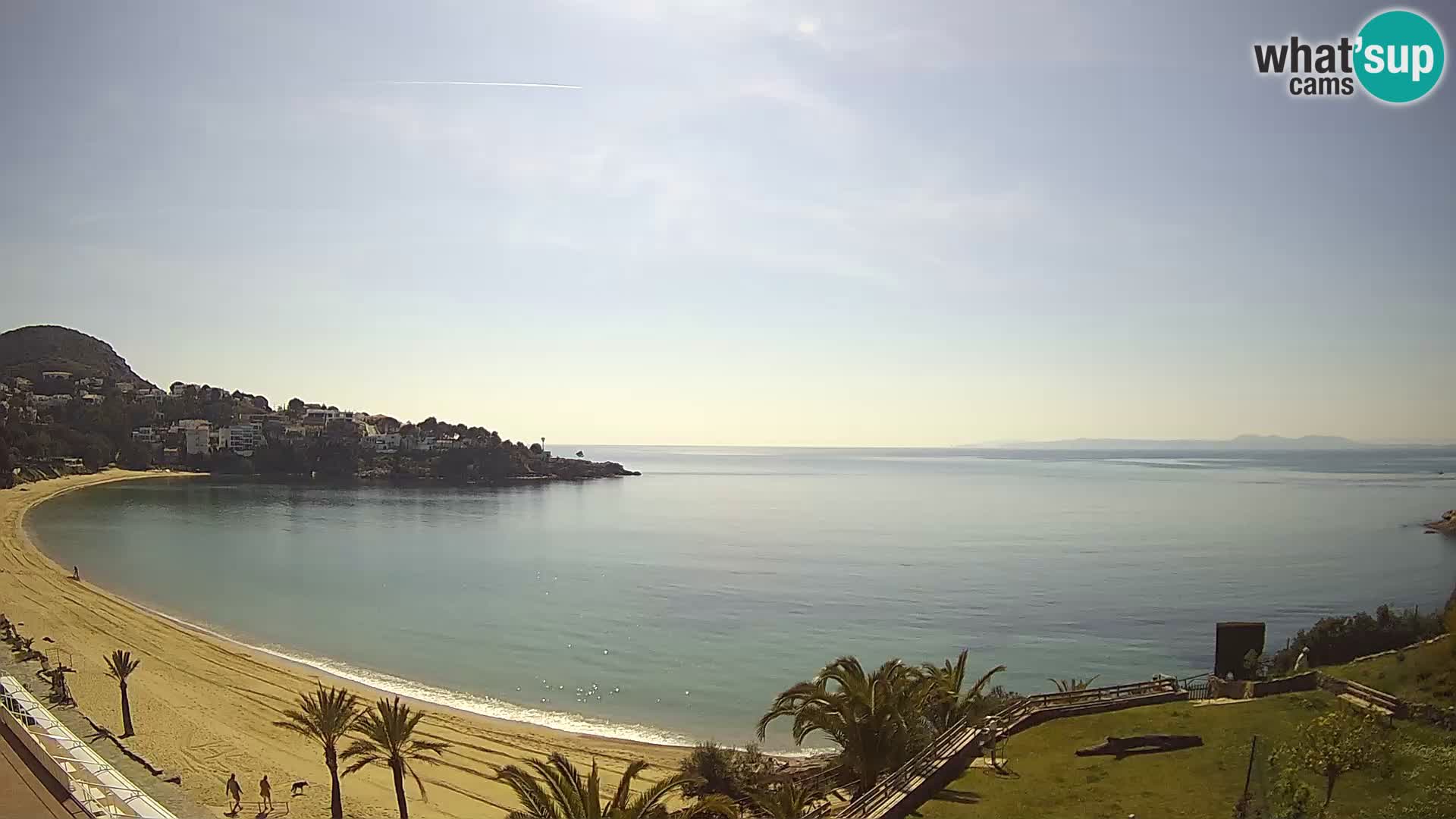 Platja de l’Almadrava Strand Webcam Roses – Costa Brava – Spanien