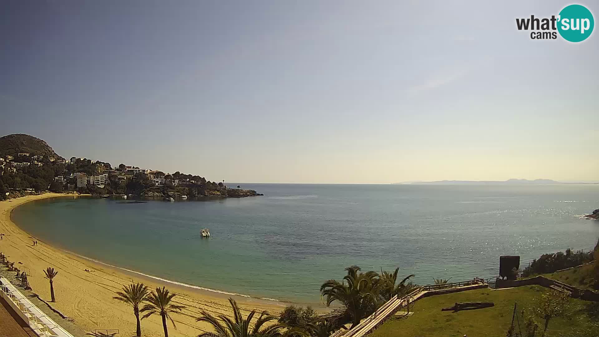 Platja de l’Almadrava beach Live Webcam Roses – Costa Brava – Spain