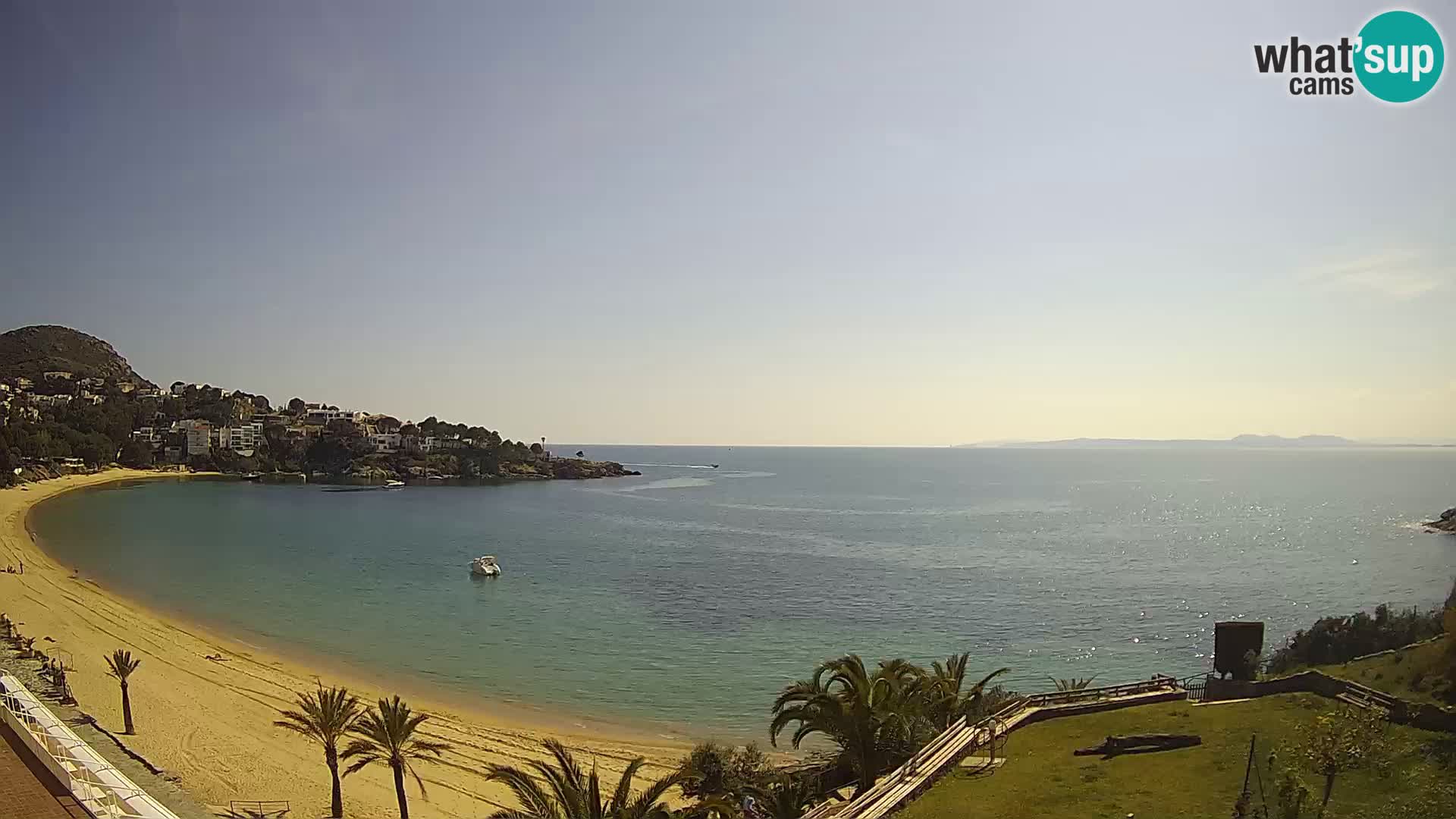 Platja de l’Almadrava Strand Webcam Roses – Costa Brava – Spanien