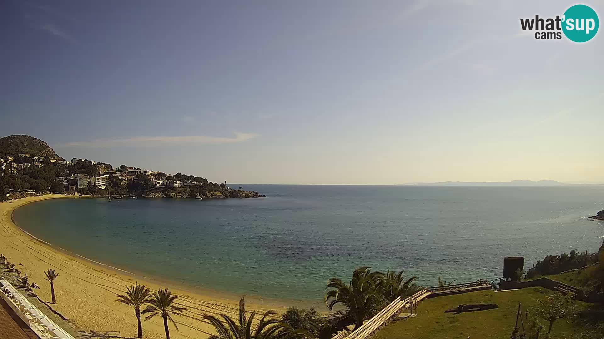 Plage de l’Almadrava Livecam Roses – Costa Brava – Espagne