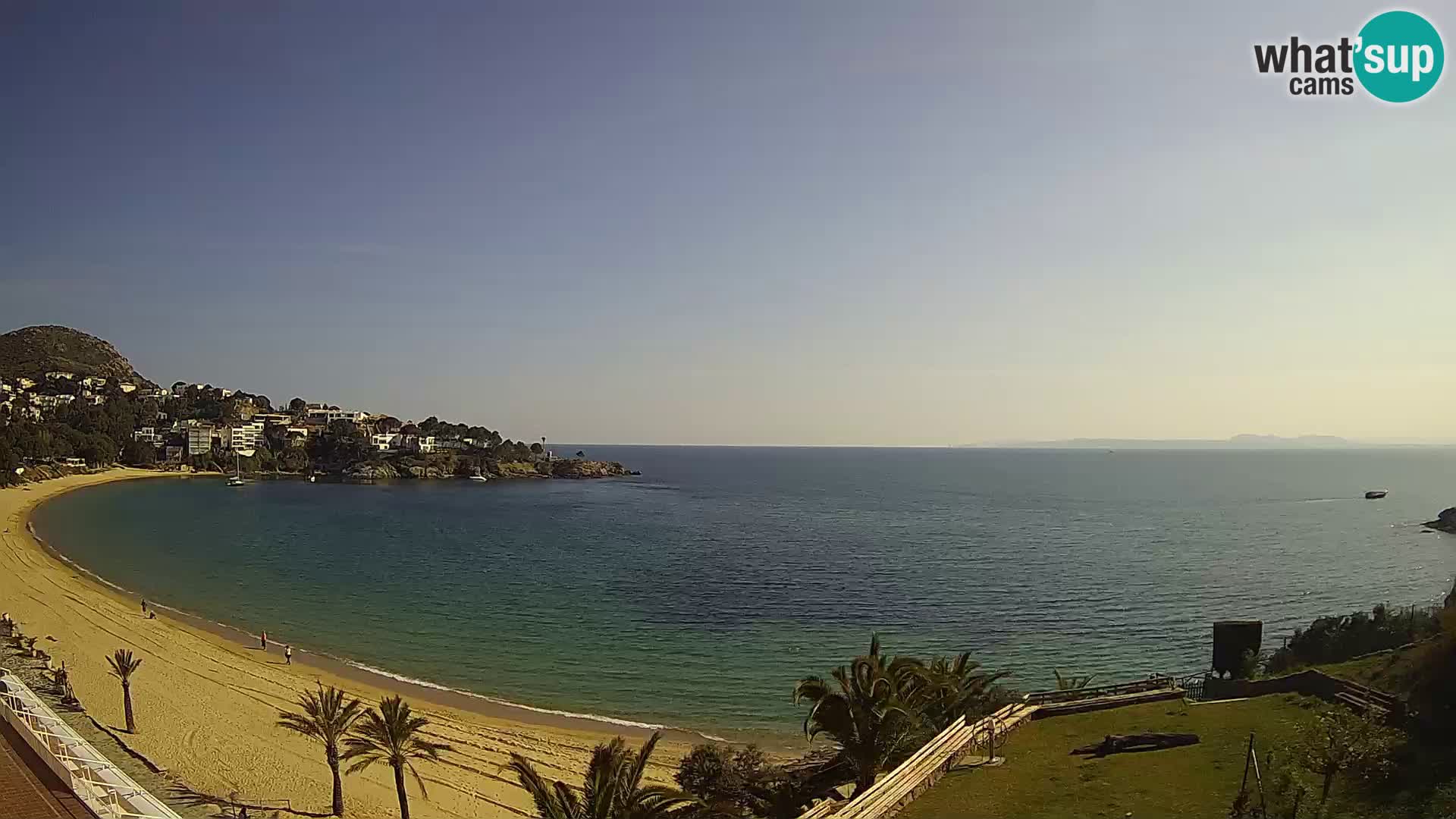 Playa de l’Almadrava camera en vivo Roses – Costa Brava – Espana
