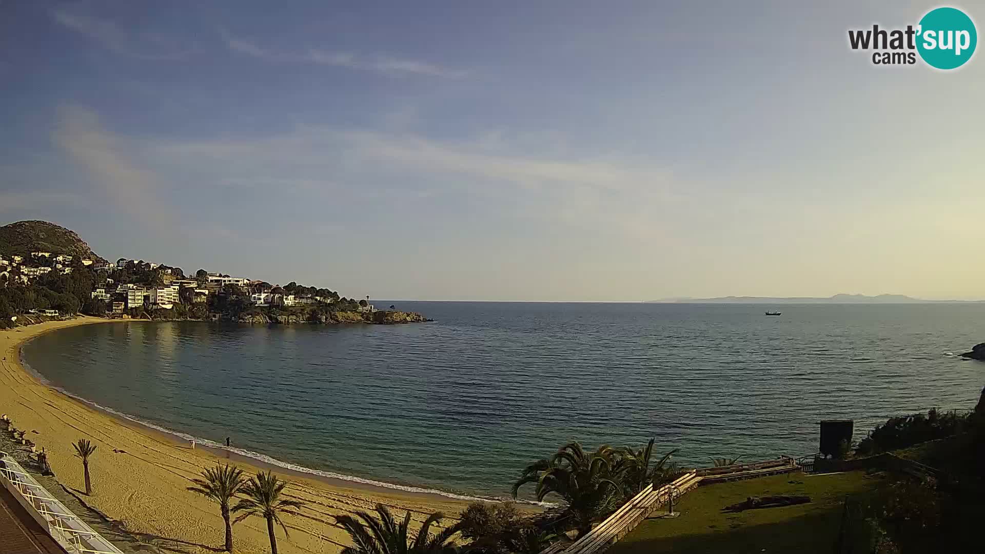 Plage de l’Almadrava Livecam Roses – Costa Brava – Espagne