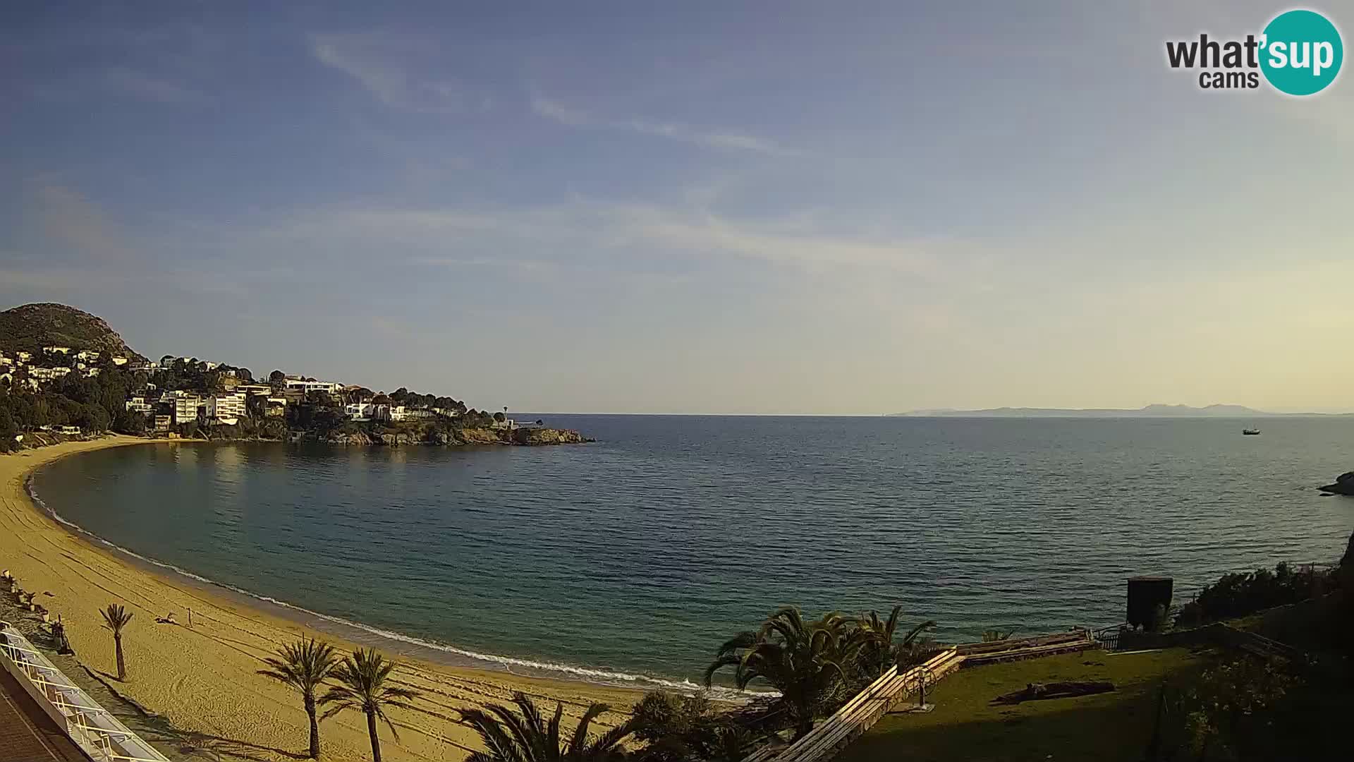 Plage de l’Almadrava Livecam Roses – Costa Brava – Espagne